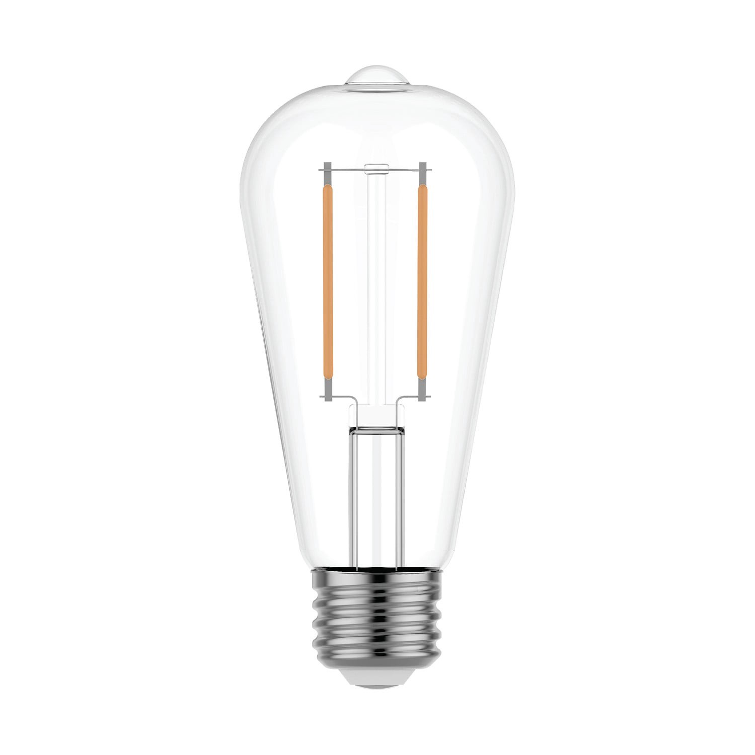 slide 3 of 6, GE Refresh HD 60 -Watt EQ ST19 Cool daylight Medium base (E-26) Dimmable LED Decorative Light Bulb 2 -Pack, 1 ct