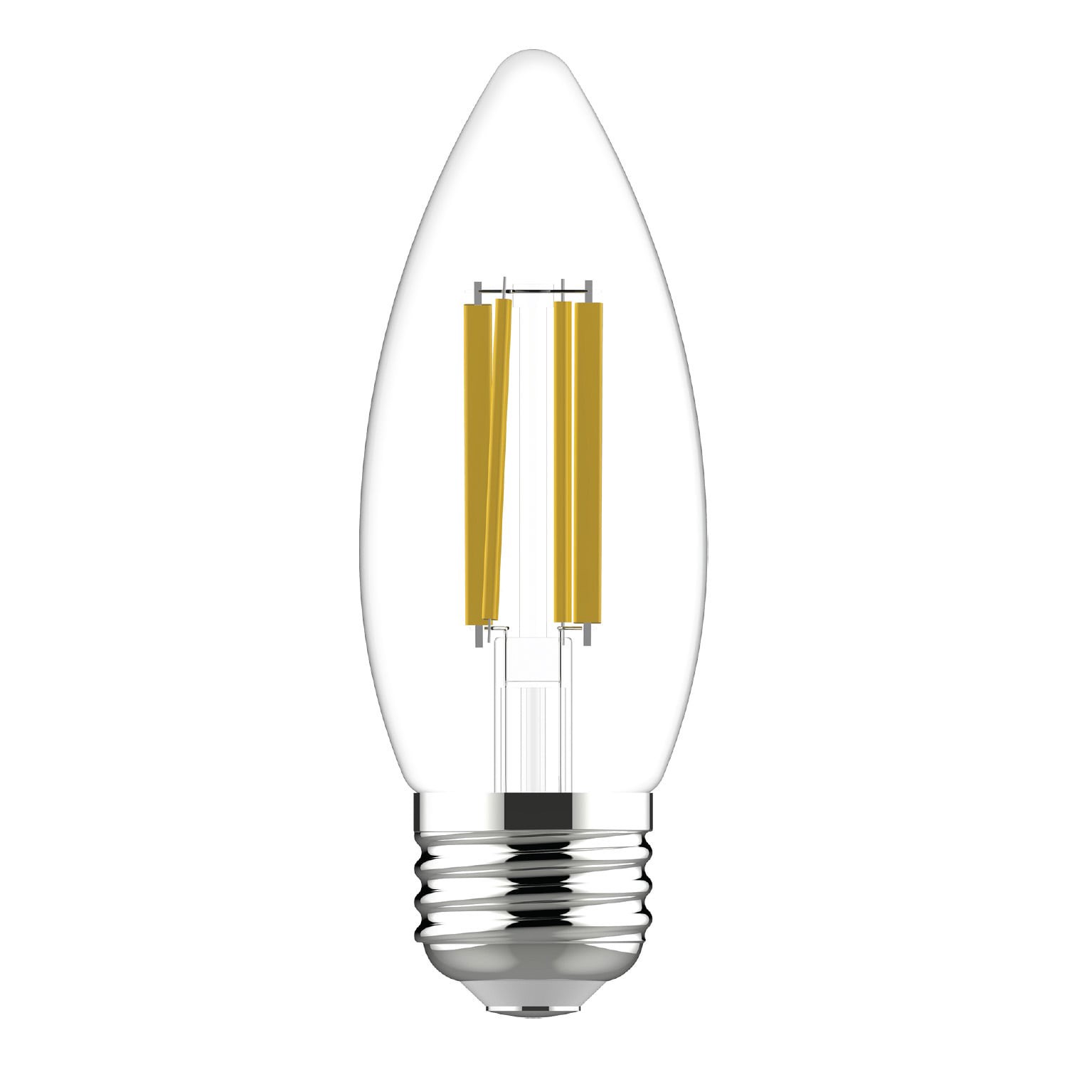 slide 3 of 6, GE 100 -Watt EQ B12 Soft white Medium base (E-26) Dimmable LED Decorative Light Bulb 3 -Pack, 1 ct