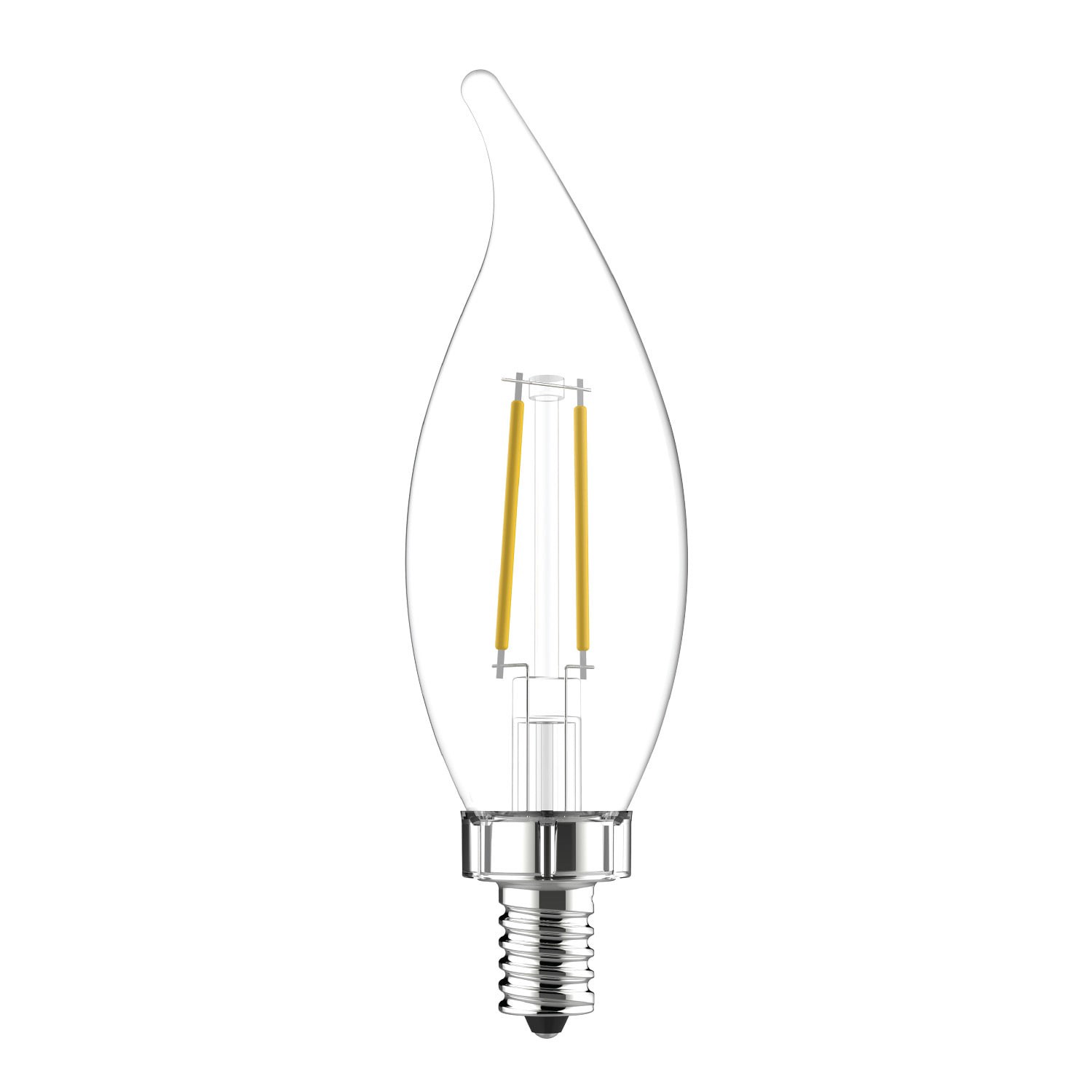 slide 3 of 6, GE Reveal HD 40 -Watt EQ CA11 Color-enhancing Candelabra base (E-12) Dimmable LED Decorative Light Bulb 3 -Pack, 1 ct
