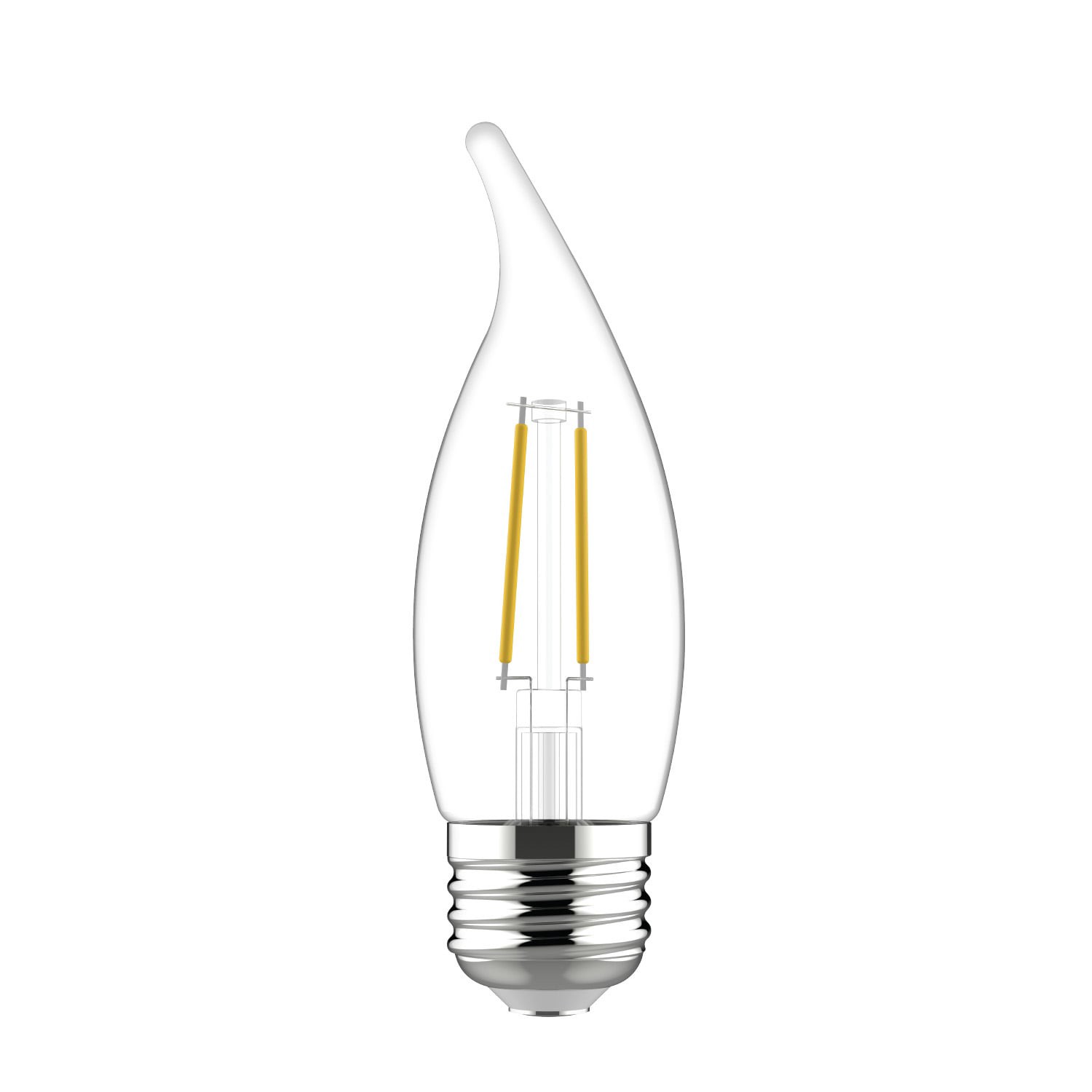slide 3 of 6, GE 40 -Watt EQ CAM Color-enhancing Medium base (E-26) Dimmable LED Decorative Light Bulb 3 -Pack, 1 ct