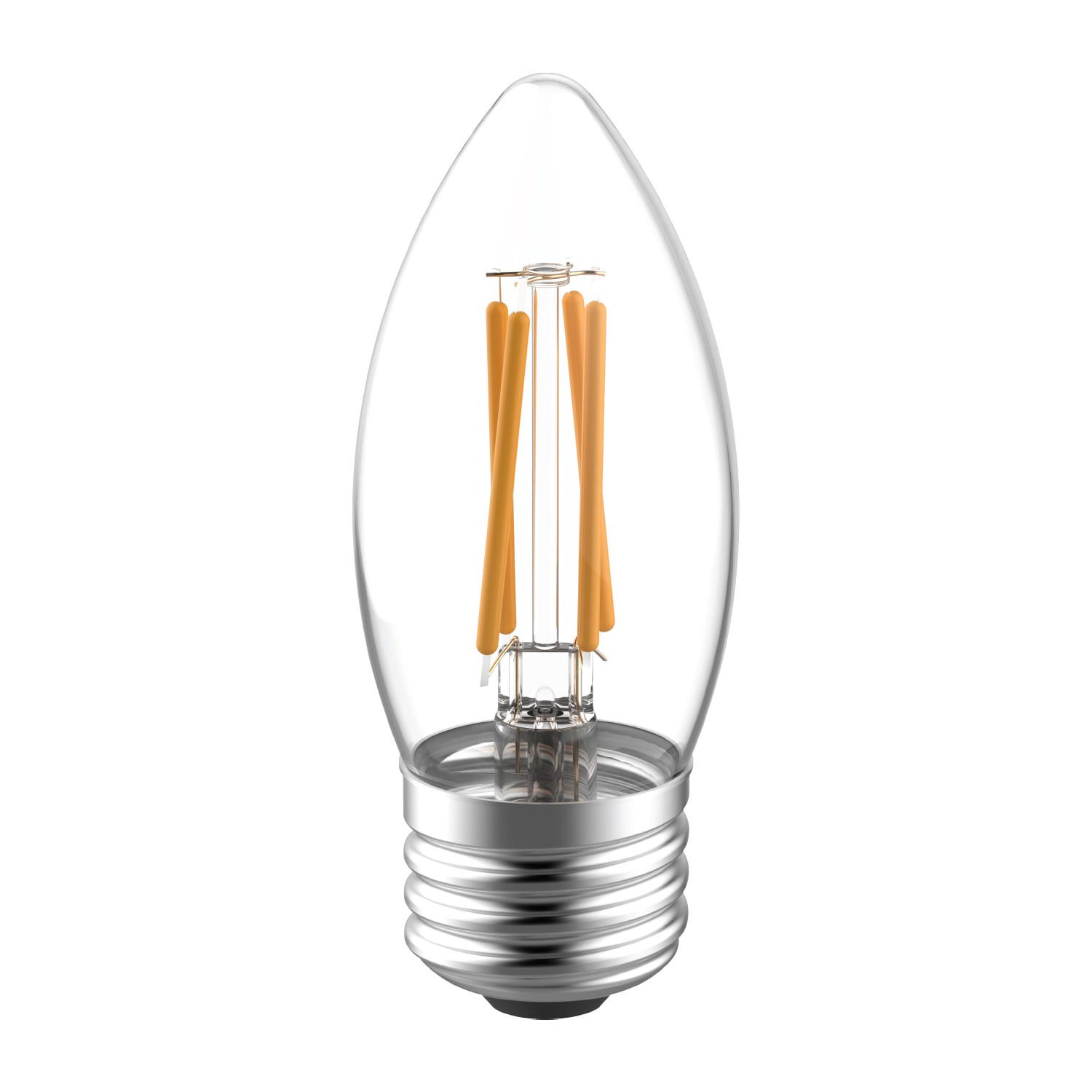slide 3 of 6, GE 60 -Watt EQ B11 Color-enhancing Medium base (E-26) Dimmable LED General purpose Light Bulb 3 -Pack, 1 ct