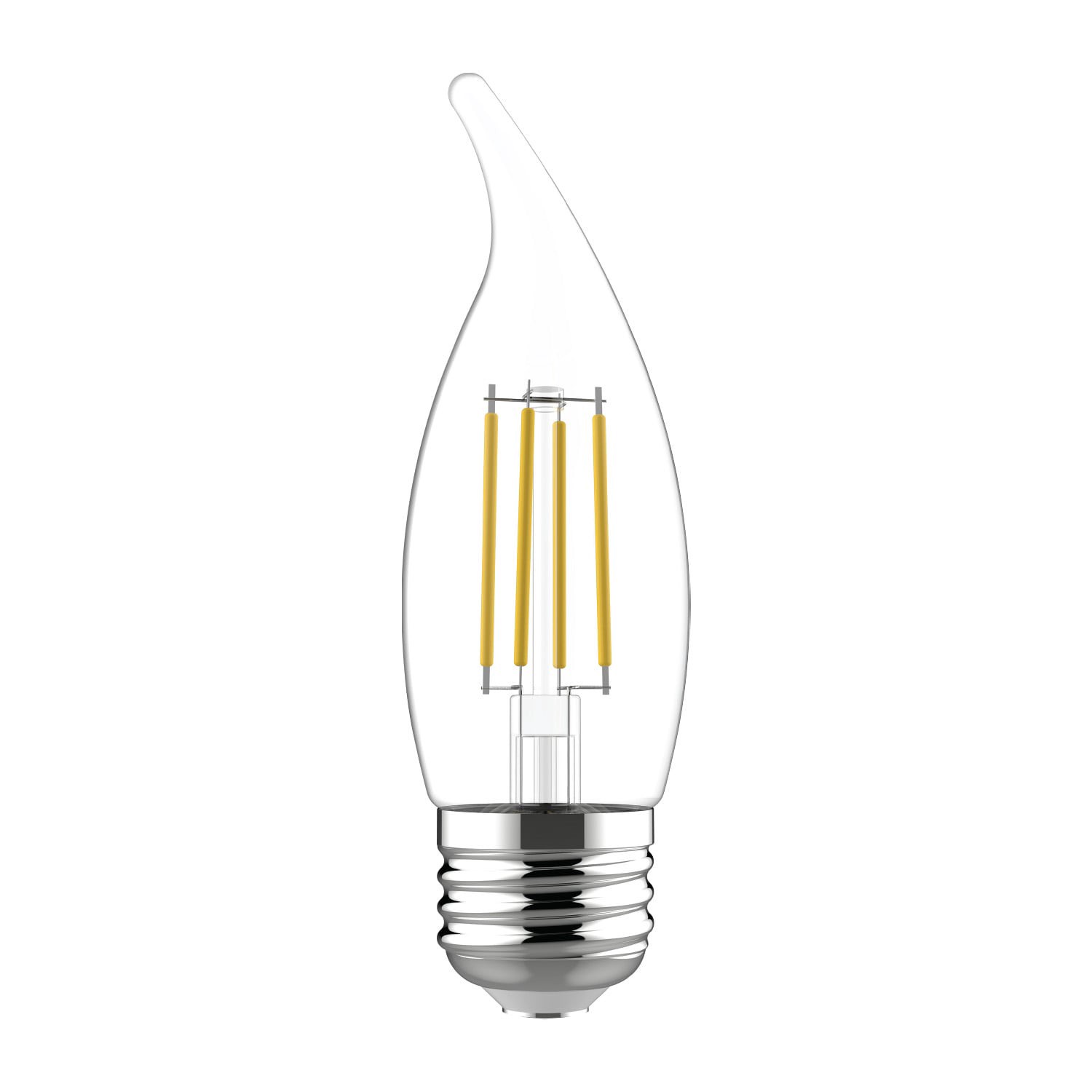slide 3 of 6, GE 60 -Watt EQ CA11 Color-enhancing Medium base (E-26) Dimmable LED Decorative Light Bulb 3 -Pack, 1 ct