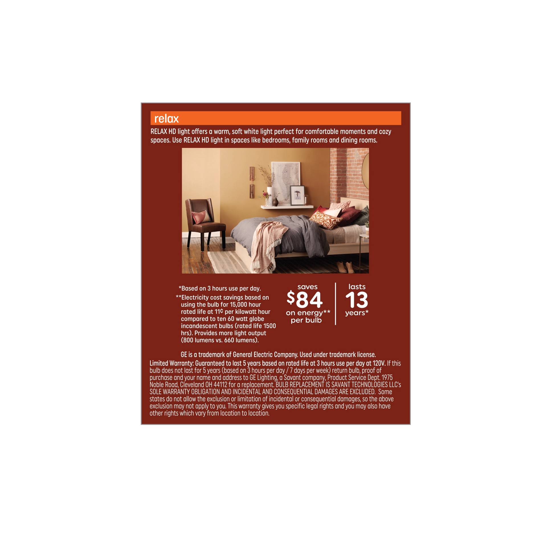 slide 4 of 6, GE 60 -Watt EQ T14 Soft white Medium base (E-26) Dimmable LED Decorative Light Bulb 2 -Pack, 1 ct