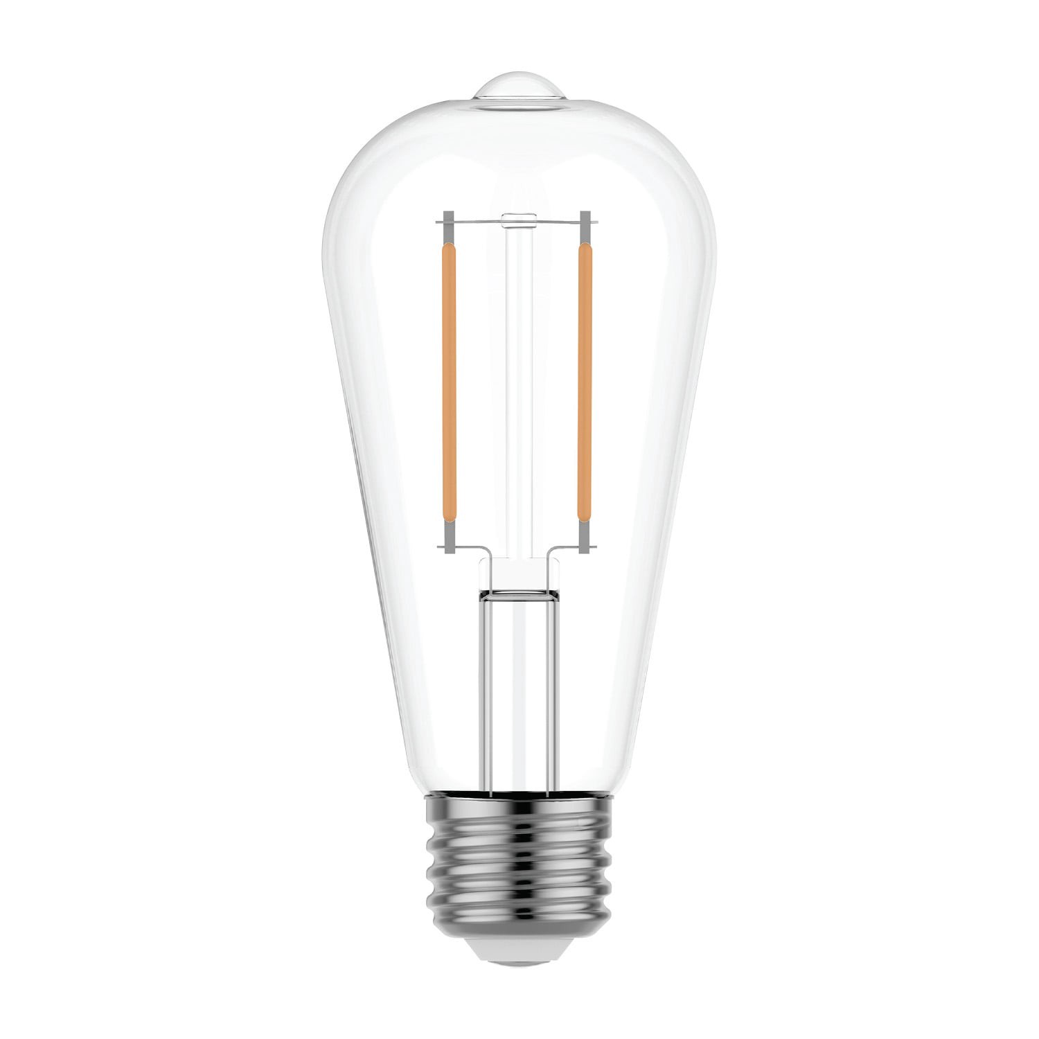 slide 3 of 6, GE 60 -Watt EQ ST19 Warm white Medium base (E-26) Dimmable LED Decorative Light Bulb 2 -Pack, 1 ct