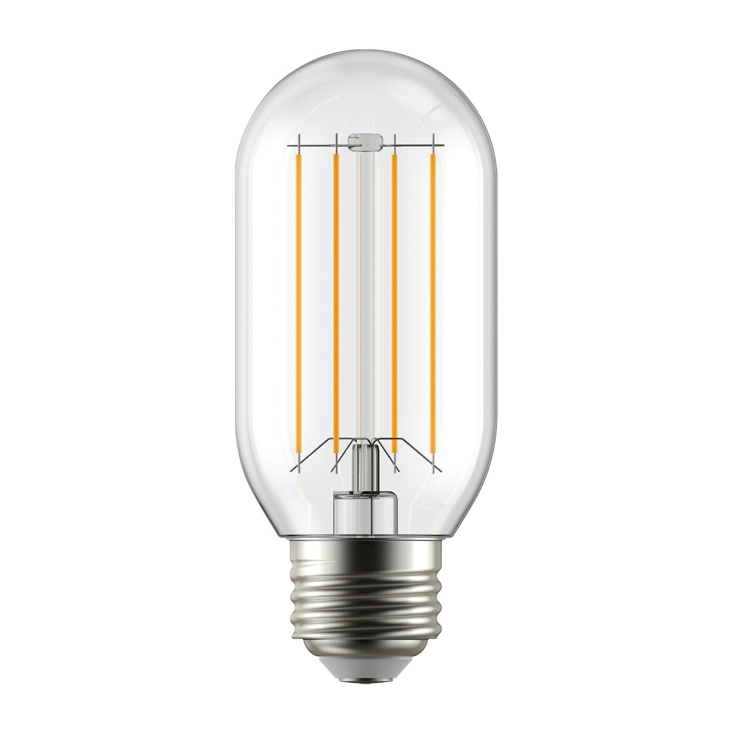 slide 3 of 6, GE 60 -Watt EQ T14 Warm white Medium base (E-26) Dimmable LED General purpose Light Bulb 2 -Pack, 1 ct