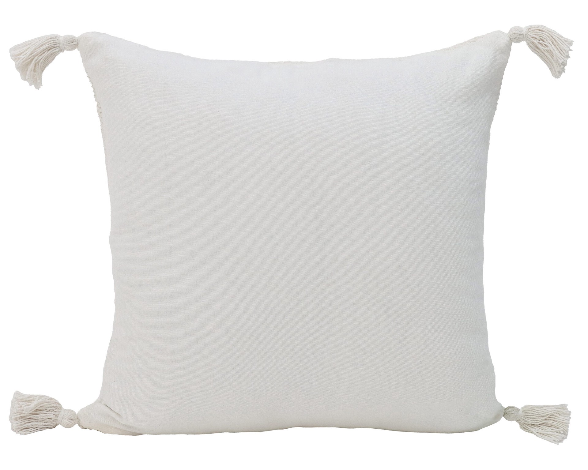 slide 4 of 6, allen + roth 20-in x 20-in Off-white Square Indoor Decorative Pillow, 1 ct