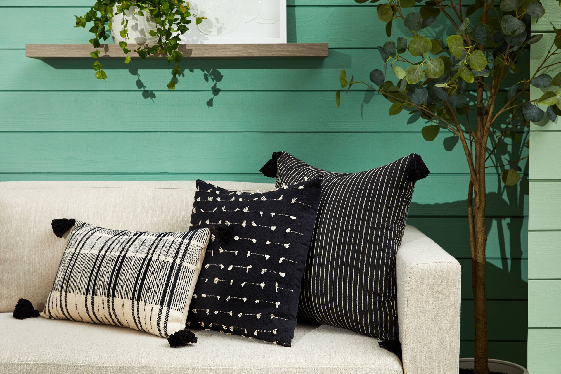 slide 3 of 6, allen + roth 12-in x 20-in Multiple colors/finishes Oblong Indoor Decorative Pillow, 1 ct