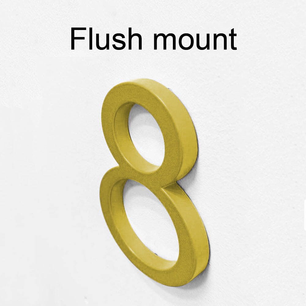 slide 5 of 6, Origin 21 Urbana Park 5-in Gold Number 8, 1 ct