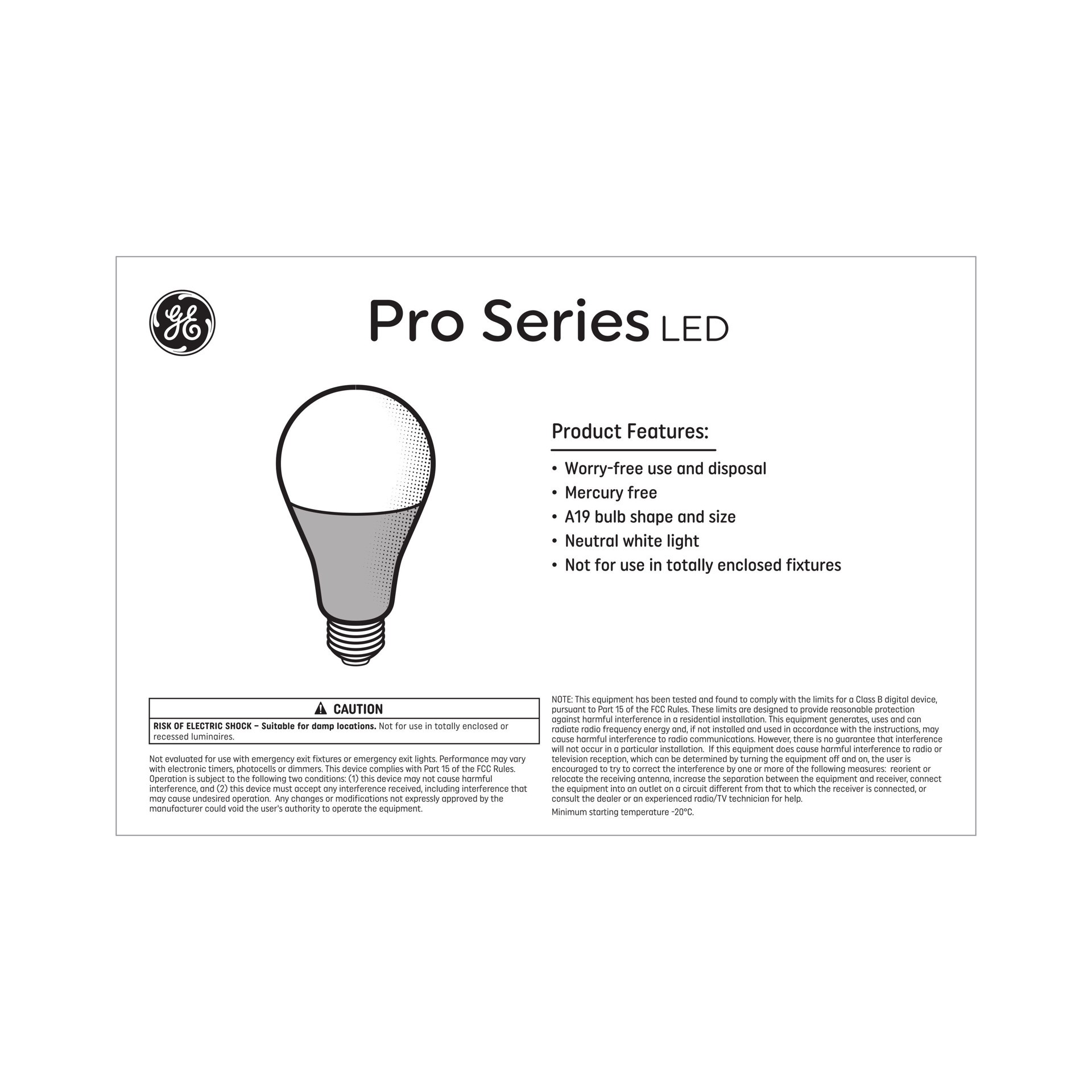 slide 4 of 6, GE 60 -Watt EQ A19 Bright white Medium base (E-26) Dimmable LED General purpose Light Bulb 8 -Pack, 1 ct
