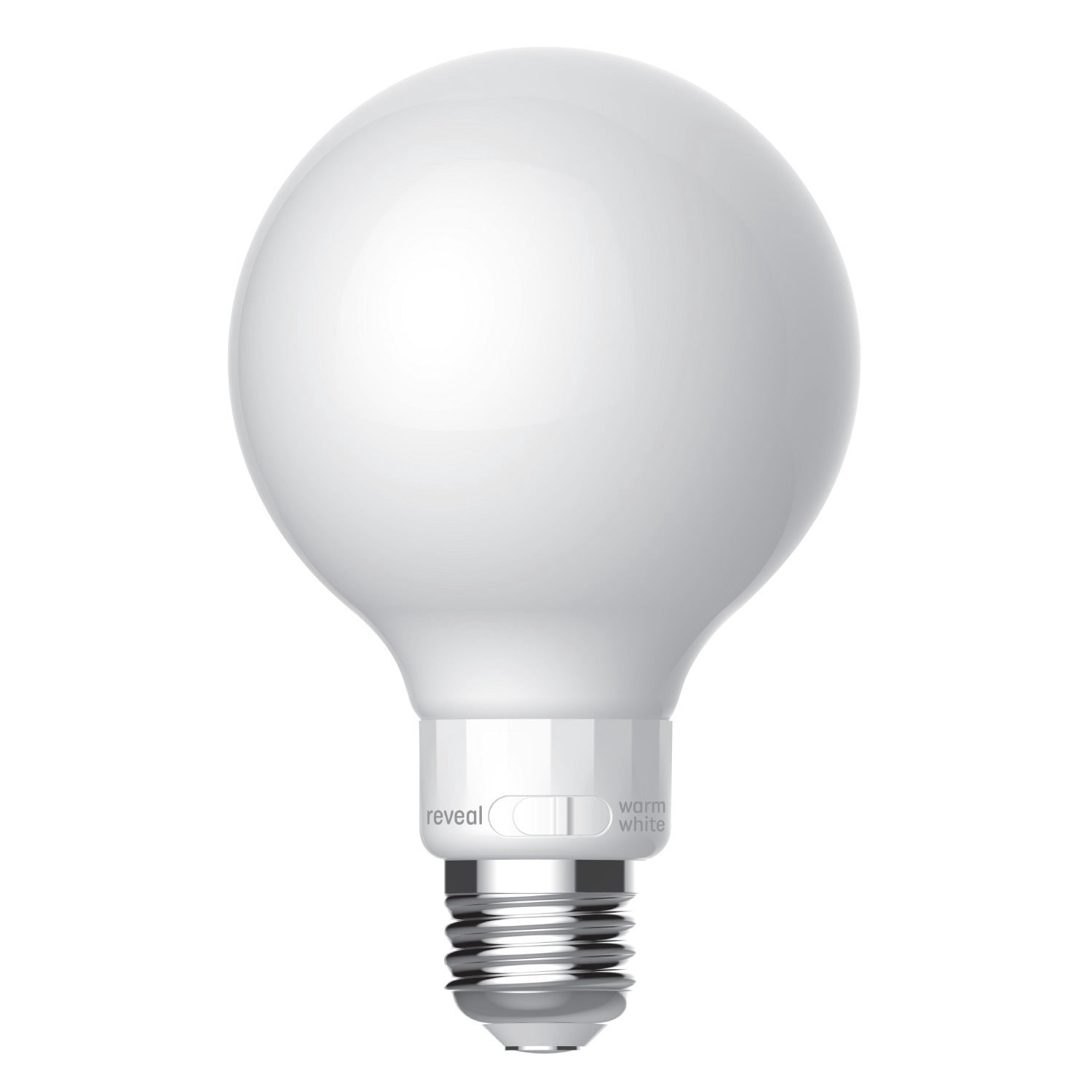 slide 3 of 6, GE 60 -Watt EQ G25 Color-enhancing Dimmable LED Decorative Light Bulb 2 -Pack, 1 ct