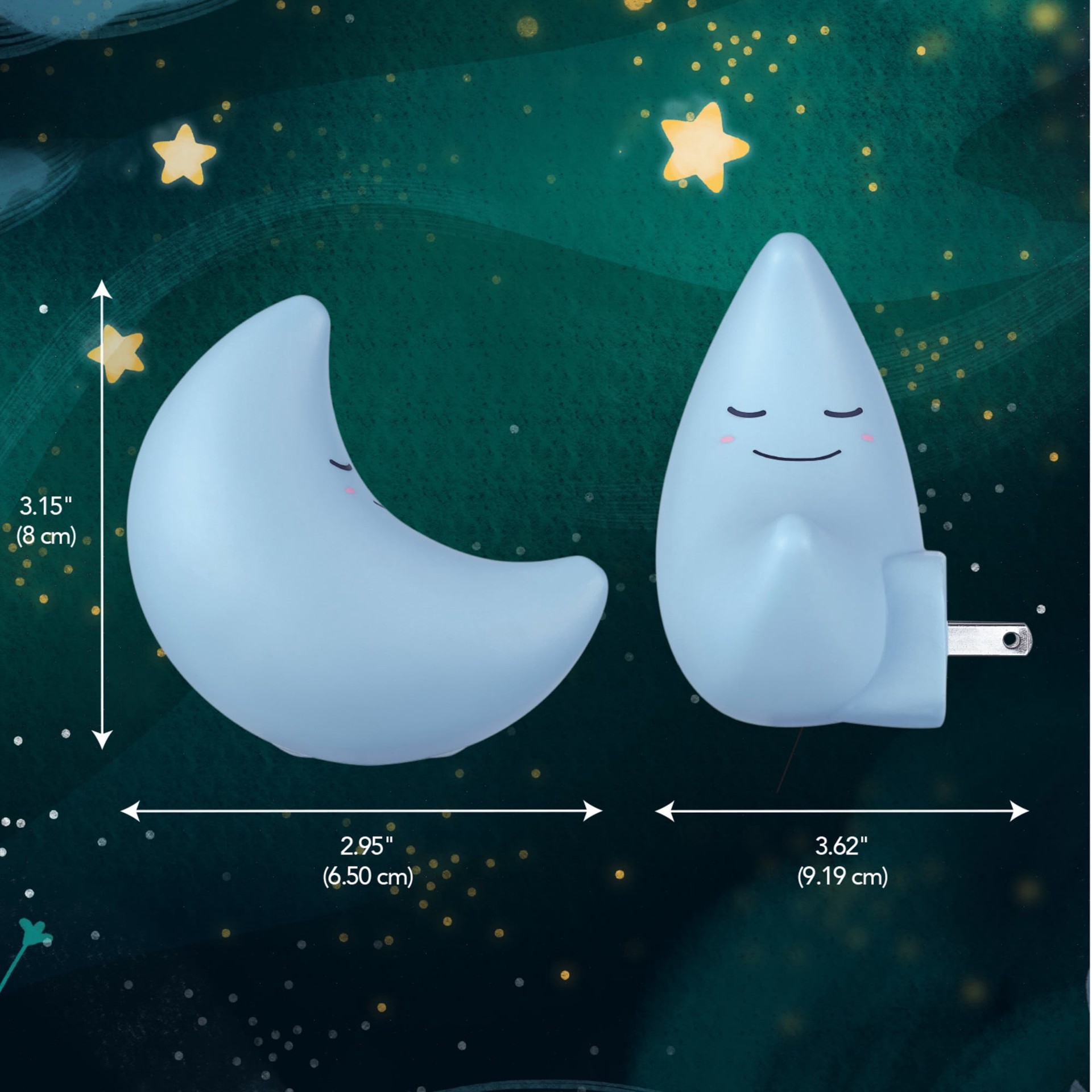 slide 6 of 6, Globe Electric Blue LED Auto On/Off Night Light, 1 ct