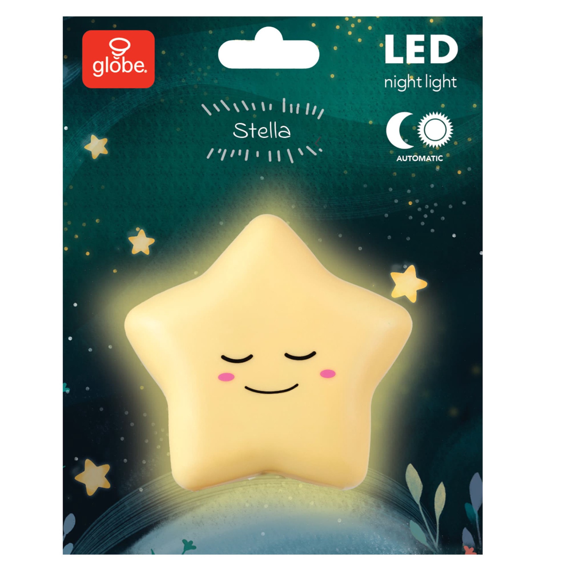 slide 4 of 6, Globe Electric Yellow LED Auto On/Off Night Light, 1 ct