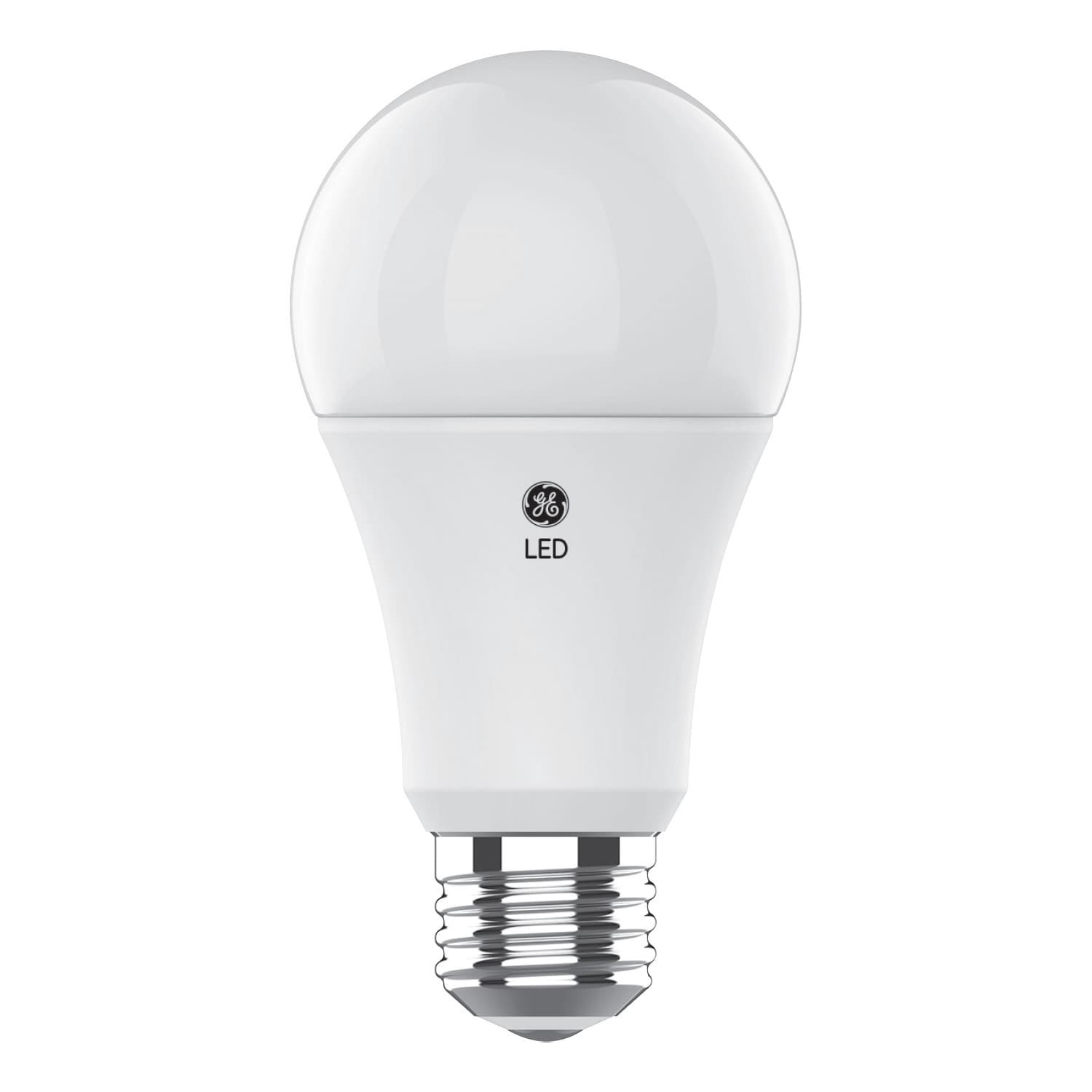 slide 3 of 6, GE Basic 100 -Watt EQ A19 Bright white LED General purpose Light Bulb 2 -Pack, 1 ct