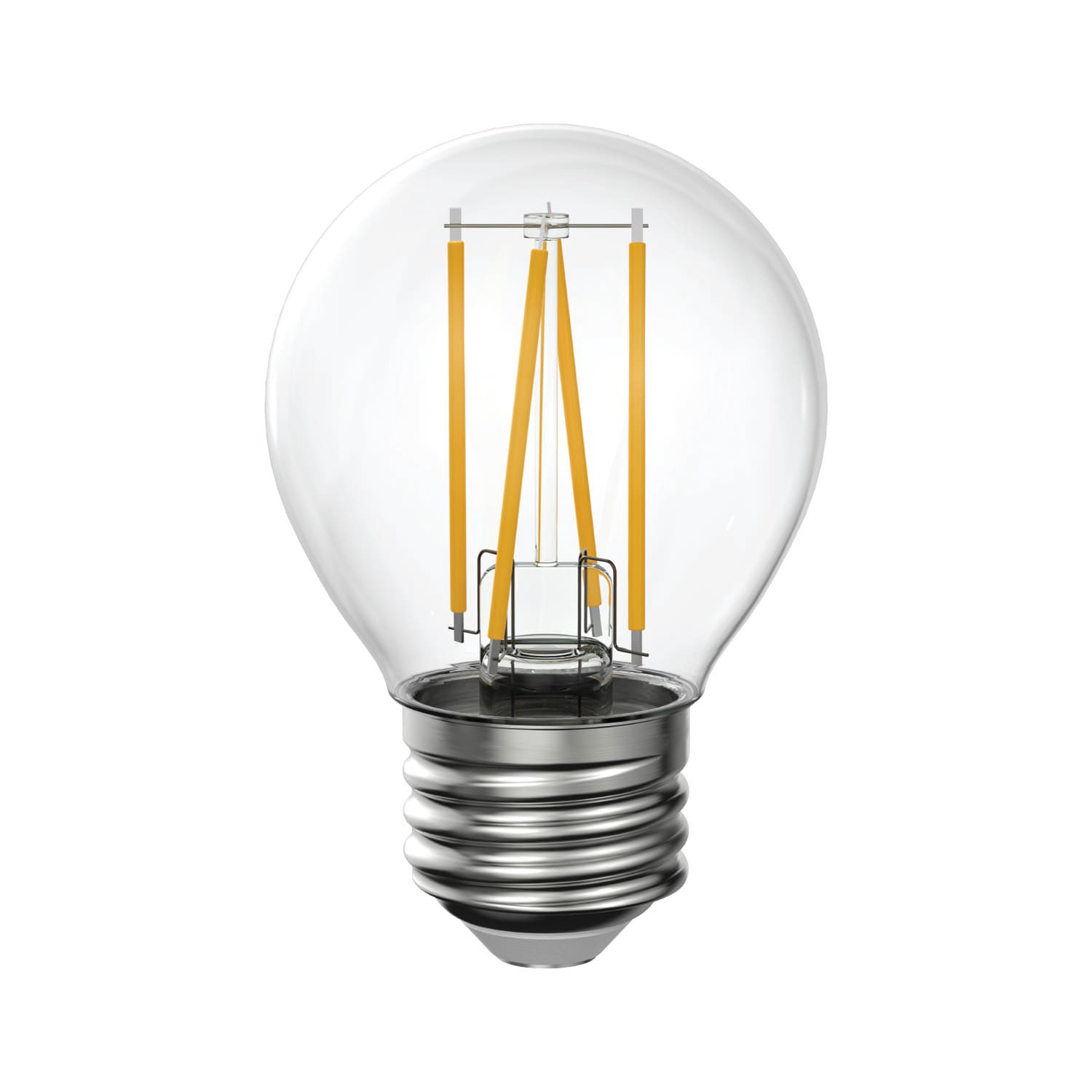 slide 3 of 6, GE 60 -Watt EQ G16.5 Color-enhancing Medium base (E-26) Dimmable LED Decorative Light Bulb 2 -Pack, 1 ct