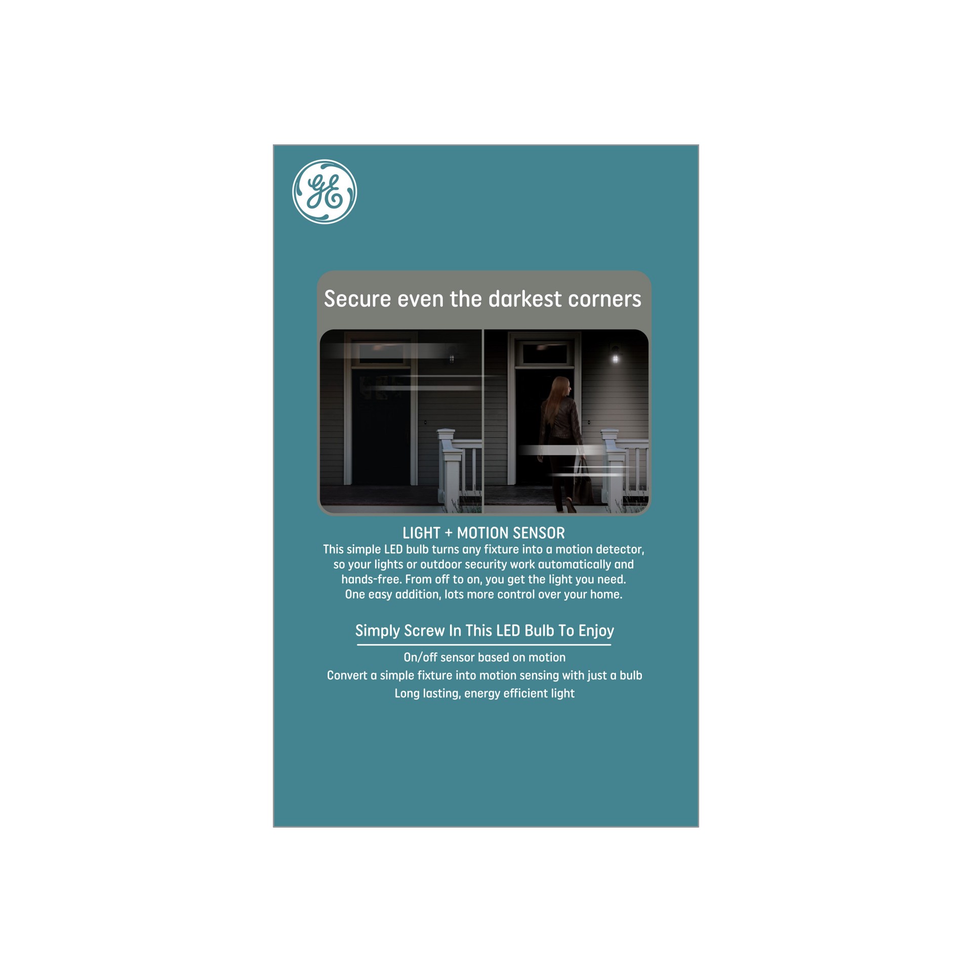 slide 6 of 6, GE LED+ Motion 75 -Watt EQ A21 Daylight Medium base (E-26) LED General purpose Light Bulb, 1 ct