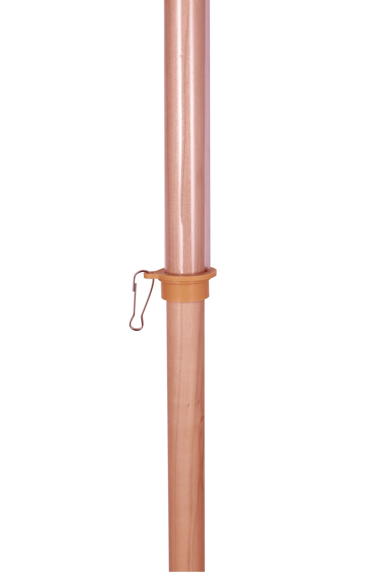 slide 3 of 4, Style Selections 5-ft Natural wood Wood House Flag Pole, 1 ct