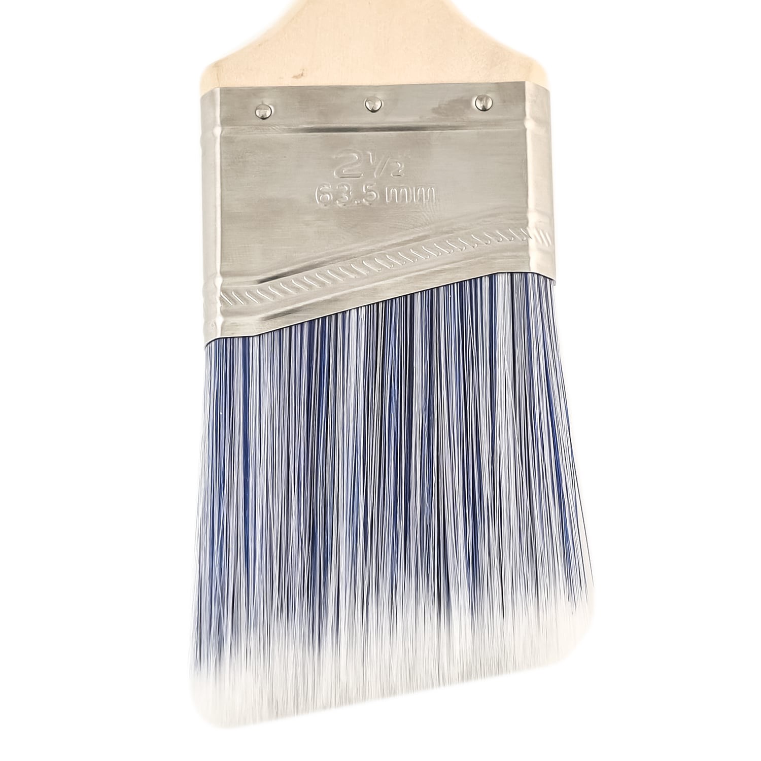 slide 4 of 5, Project Source Better All Paints and Stains 2-1/2-in Reusable Polyester Angle Wall trim brush, 1 ct