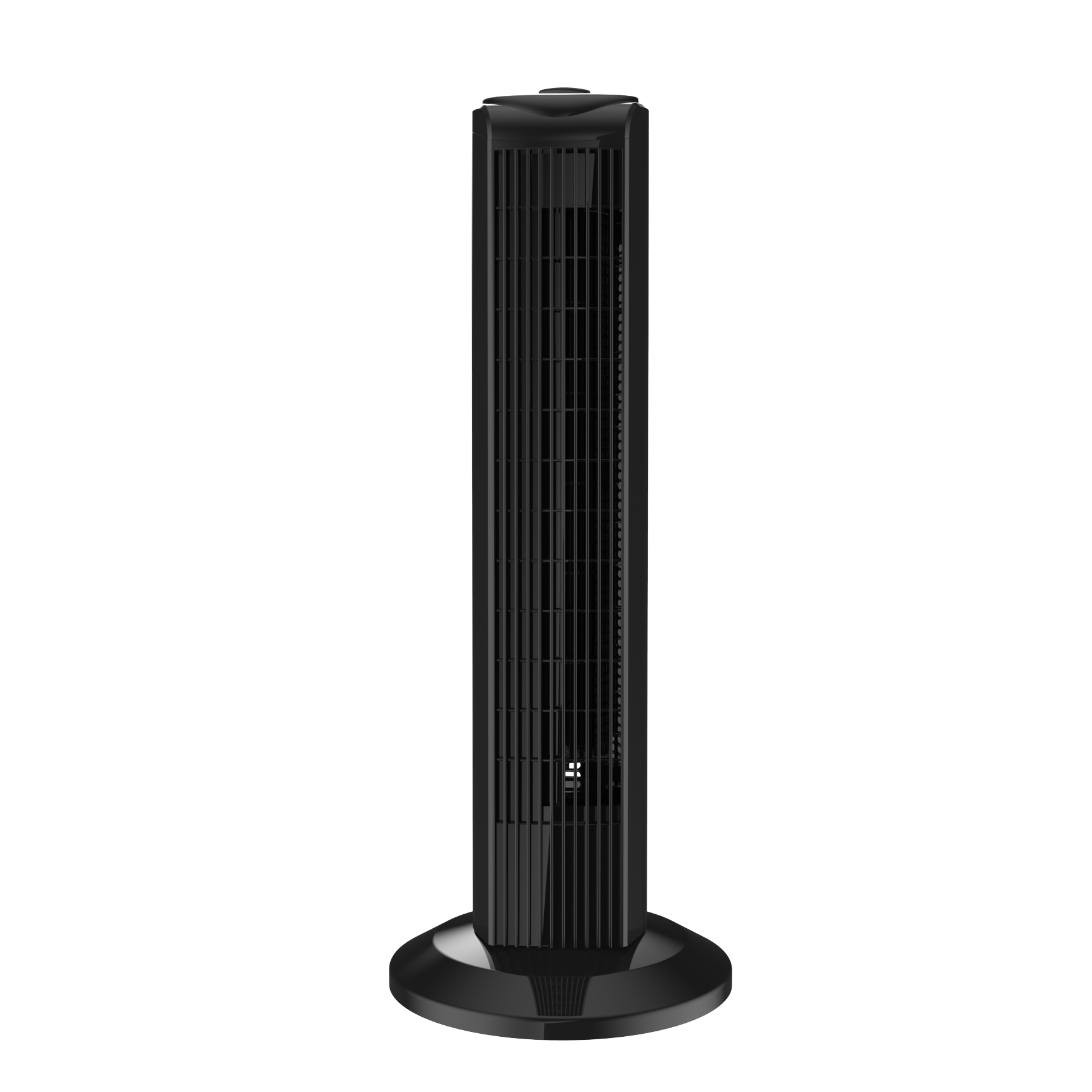 slide 1 of 6, Utilitech 28-in 120 -Volt 3 -Speed Indoor Black/Plastic injection color Oscillating Tower Fan, 1 ct