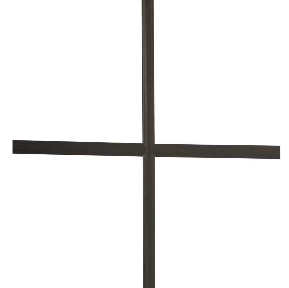 slide 2 of 6, RELIABILT 3201 Series 35-1/2-in x 53-1/2-in Black Exterior White Interior Vinyl New construction Double Hung Window Low-E argon Double Pane Glass with Grids (Half Screen Included), 1 ct