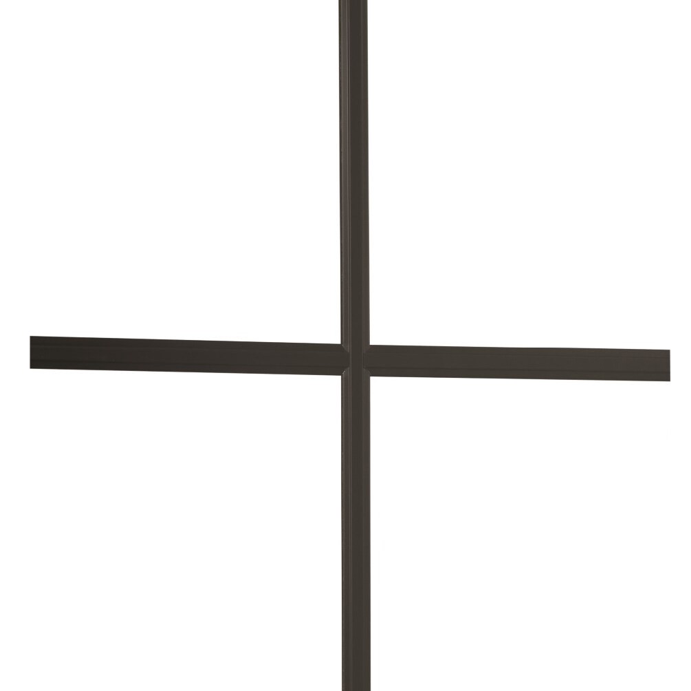 slide 2 of 6, RELIABILT 3201 Series 35-1/2-in x 45-1/2-in Black Exterior White Interior Vinyl New construction Double Hung Window Low-E argon Double Pane Glass with Grids (Half Screen Included), 1 ct