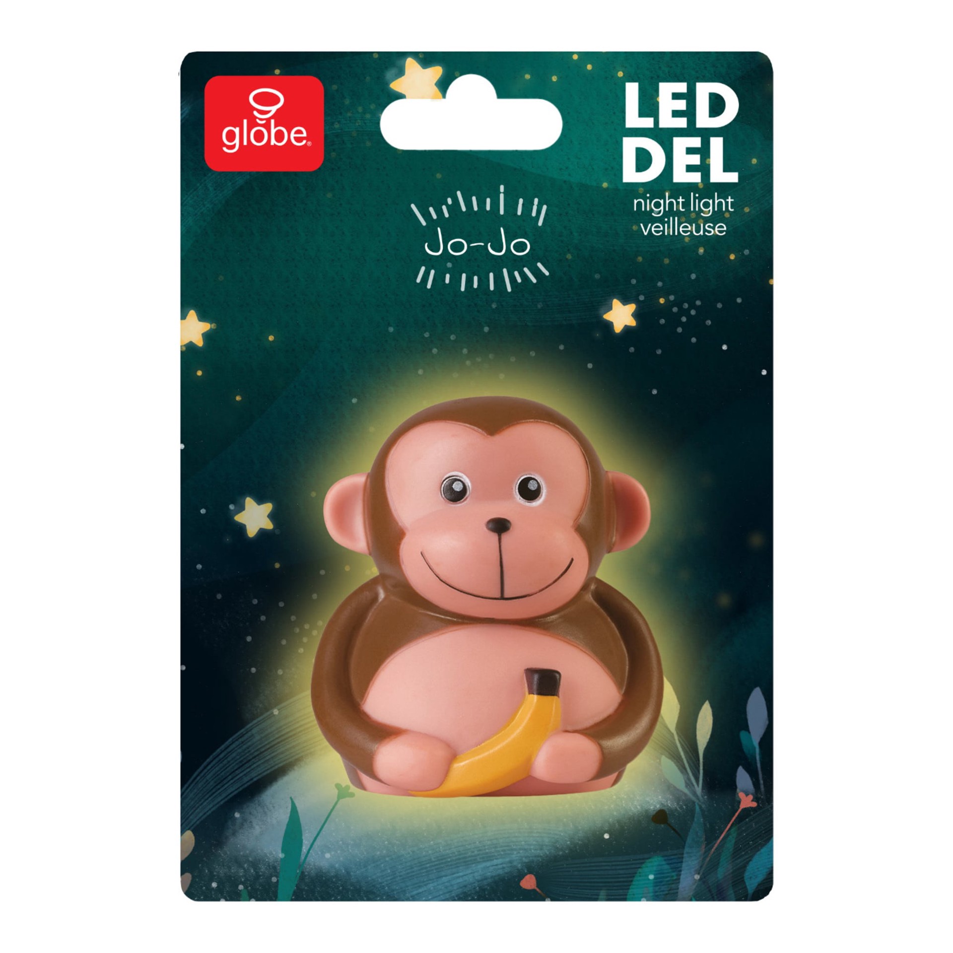 slide 5 of 6, Globe Electric Brown LED Auto On/Off Night Light, 1 ct