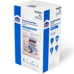 Project Source Variety Shrink-Pak 6 -Count X-large Heavy Duty Clear Vacuum Seal All-purpose Storage Bag ( 40-in H x 27-in W )