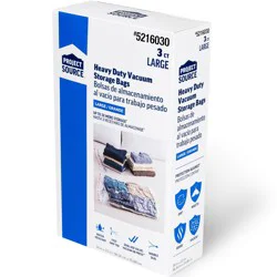 Project Source Large Shrink-Pak 3 -Count Large Heavy Duty Clear Vacuum Seal All-purpose Storage Bag ( 34-in H x 22-in W )