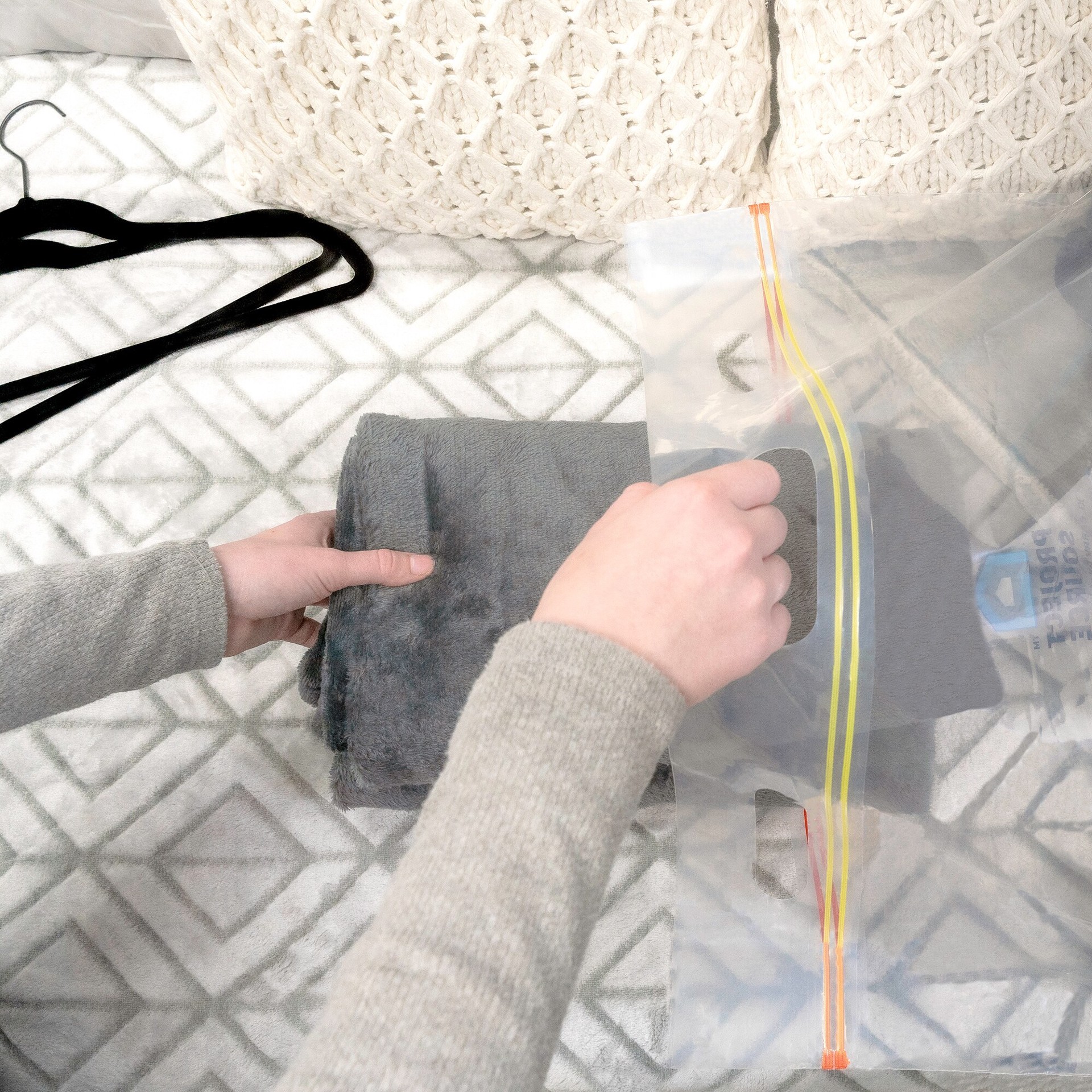 slide 6 of 6, Project Source Jumbo Shrink-Pak 2 -Count X-large Heavy Duty Clear Vacuum Seal Storage Bags ( 48-in H x 35-in W ), 1 ct