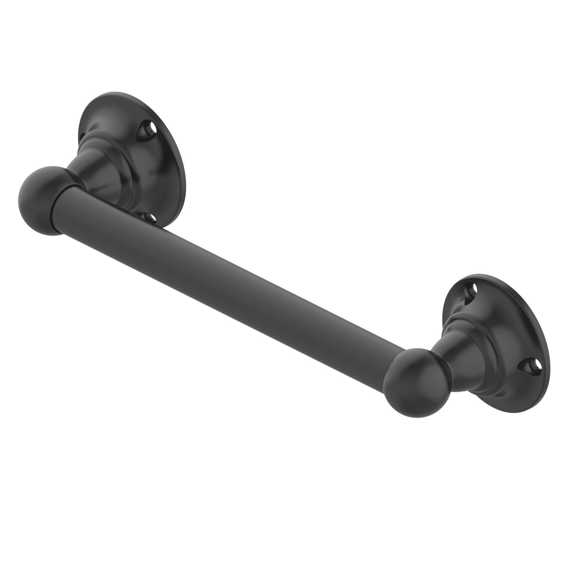 slide 5 of 6, allen + roth Exposed Screw assist bar 9-in Matte Black Wall mount Grab Bar ( 300-lb Weight Capacity ), 1 ct