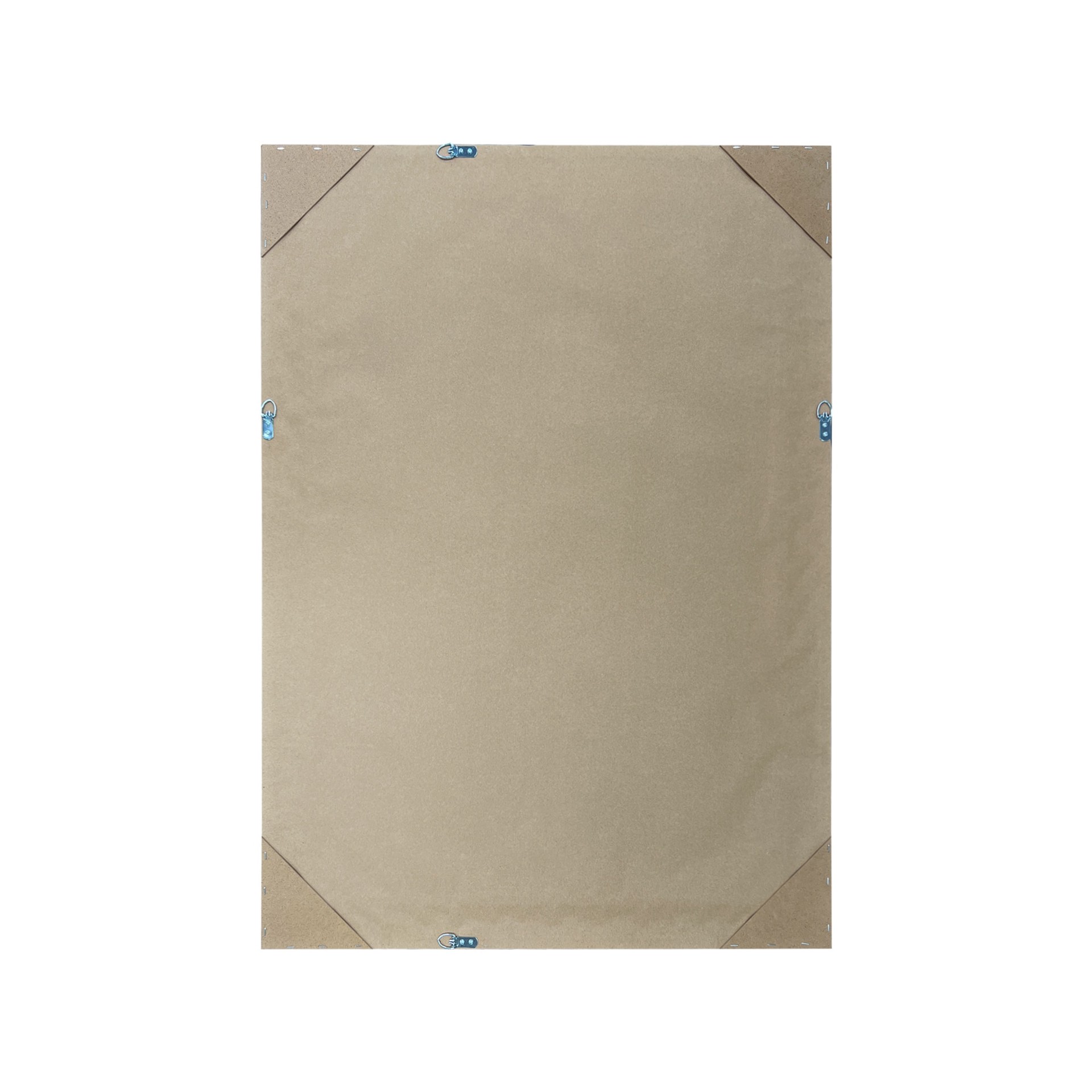 slide 4 of 5, allen + roth 31-in W x 41.0-in H Rectangle Silver Beveled Wall Mirror, 1 ct