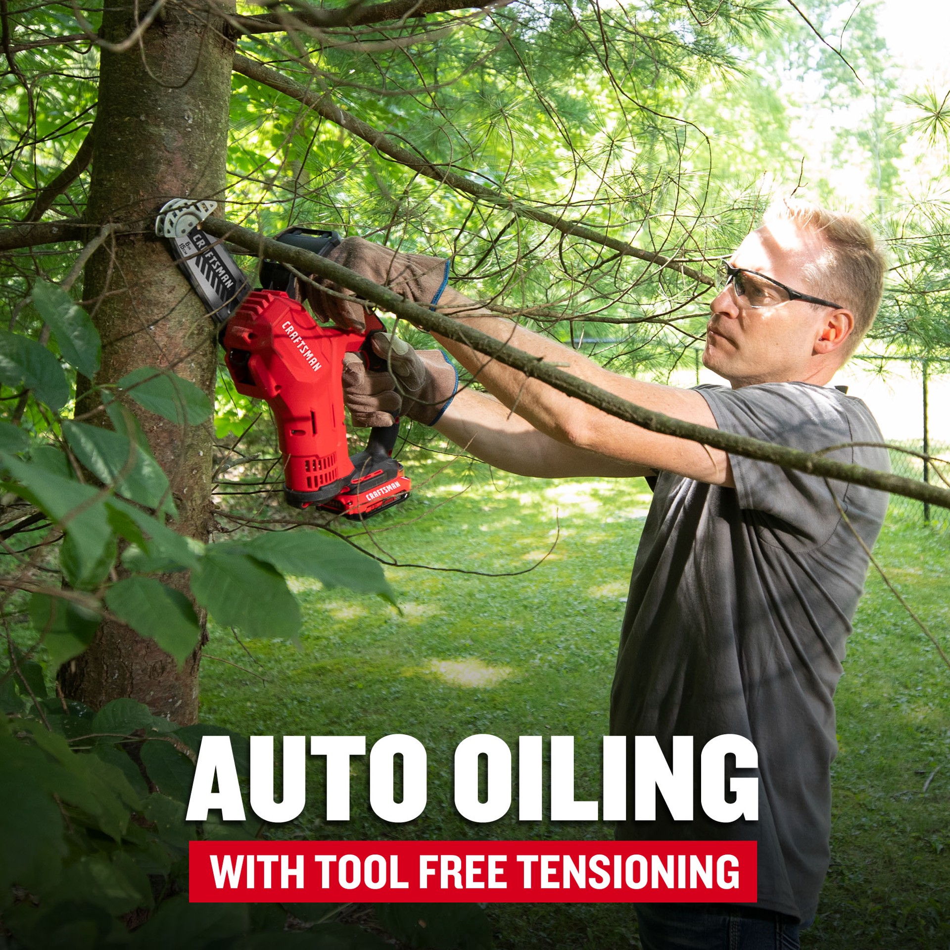 slide 6 of 6, CRAFTSMAN V20 20-volt max 6-in Battery 2 Ah Chainsaw Battery Included Charger Included, 1 ct