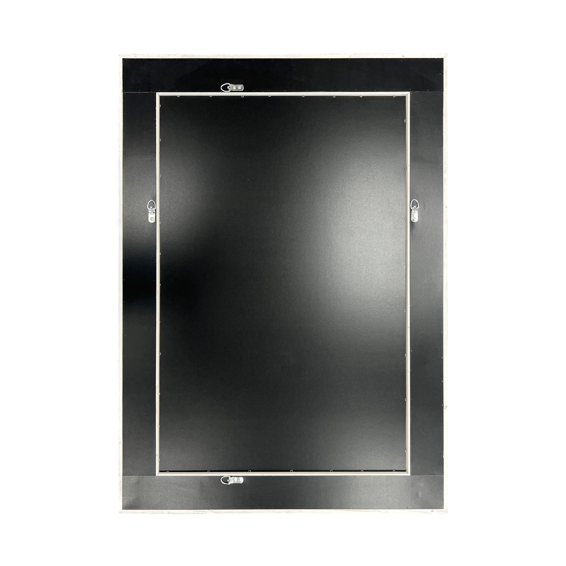 slide 4 of 5, allen + roth 30-in W x 42.0-in H Rectangle White Wash Wood Polished Wall Mirror, 1 ct