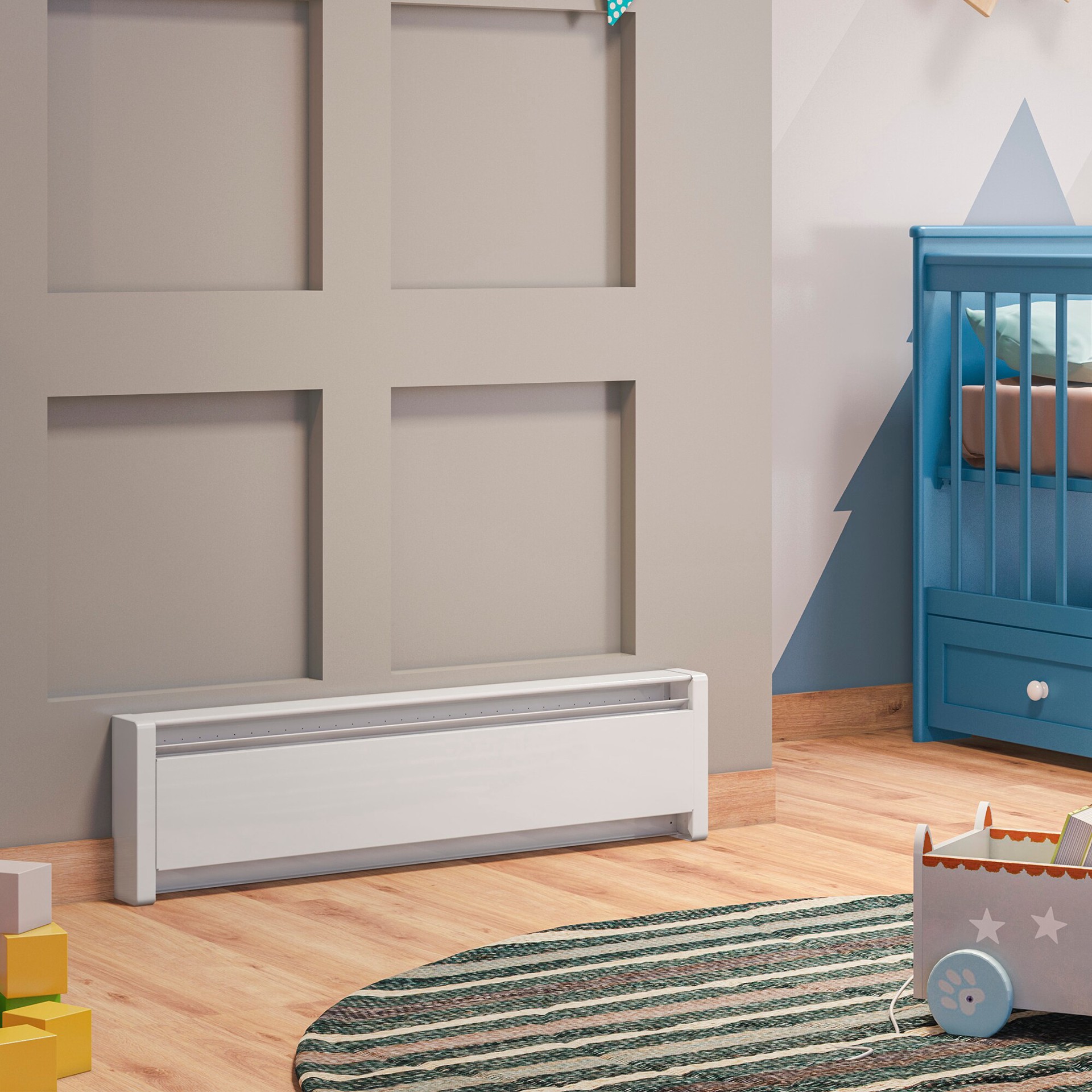 slide 5 of 6, Cadet 2.92-ft 1710 BTU Hydronic Baseboard Heater, 1 ct