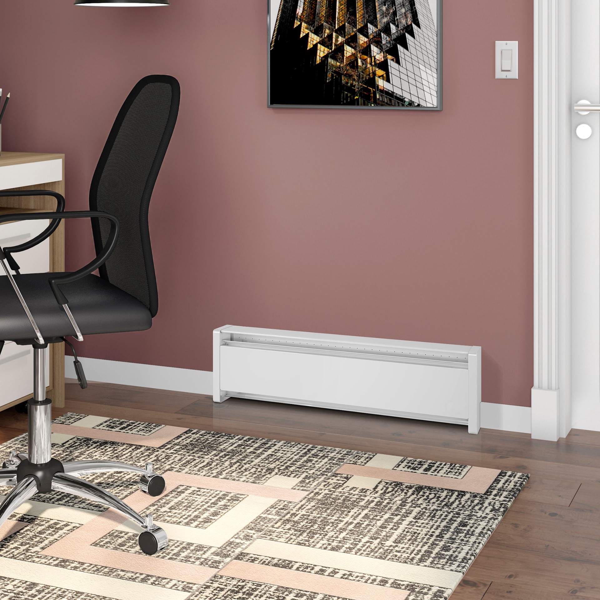 slide 6 of 6, Cadet 2.92-ft 1710 BTU Hydronic Baseboard Heater, 1 ct