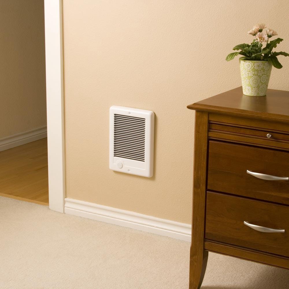 slide 3 of 6, Cadet Com-Pak Up to 1000-Watt 240 -Volt Heater fan Heater ( 9-in L x 12-in H Grille ), 1 ct