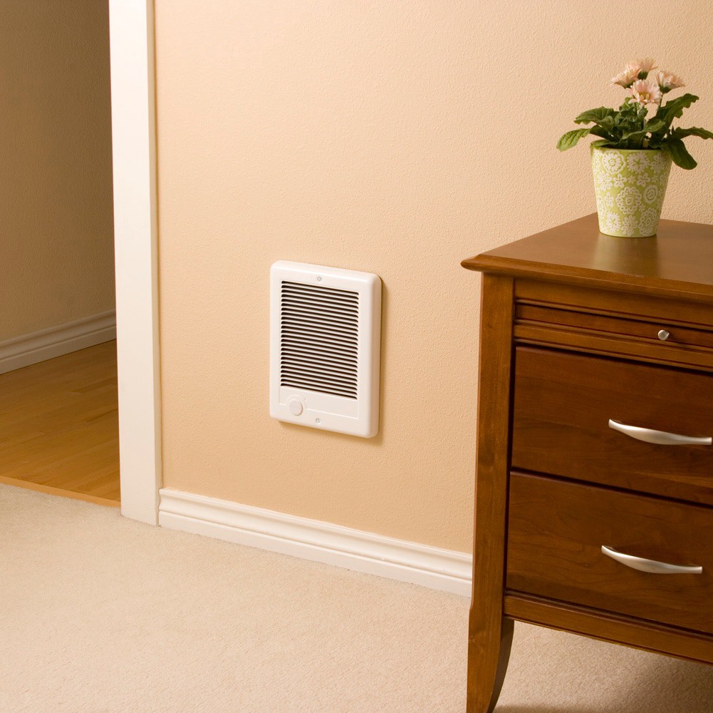 slide 3 of 6, Cadet Com-Pak Up to 2000-Watt 240 -Volt Heater fan Heater ( 9-in L x 12-in H Grille ), 1 ct