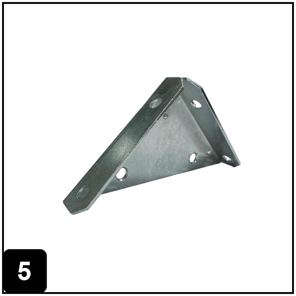 slide 6 of 6, RELIABILT 4-in x 0.875-in x 4-in 2.3 -Gauge Zinc Steel Corner brace 2 -Pack, 1 ct