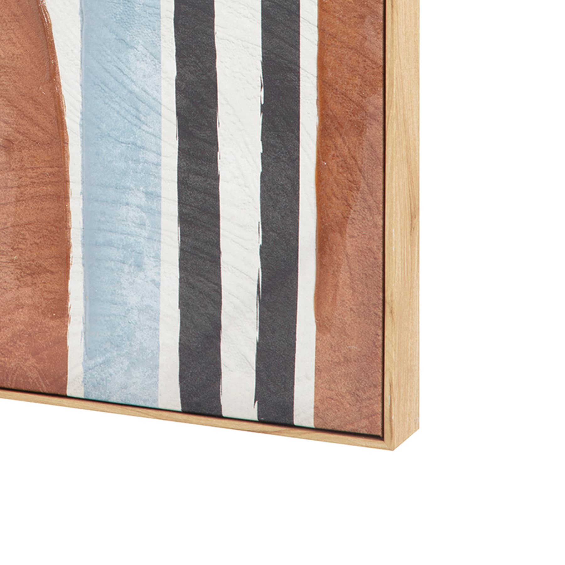 slide 3 of 5, Origin 21 Framed canvas Gold Plastic Framed 33-in H x 24-in W Abstract Canvas Print, 1 ct