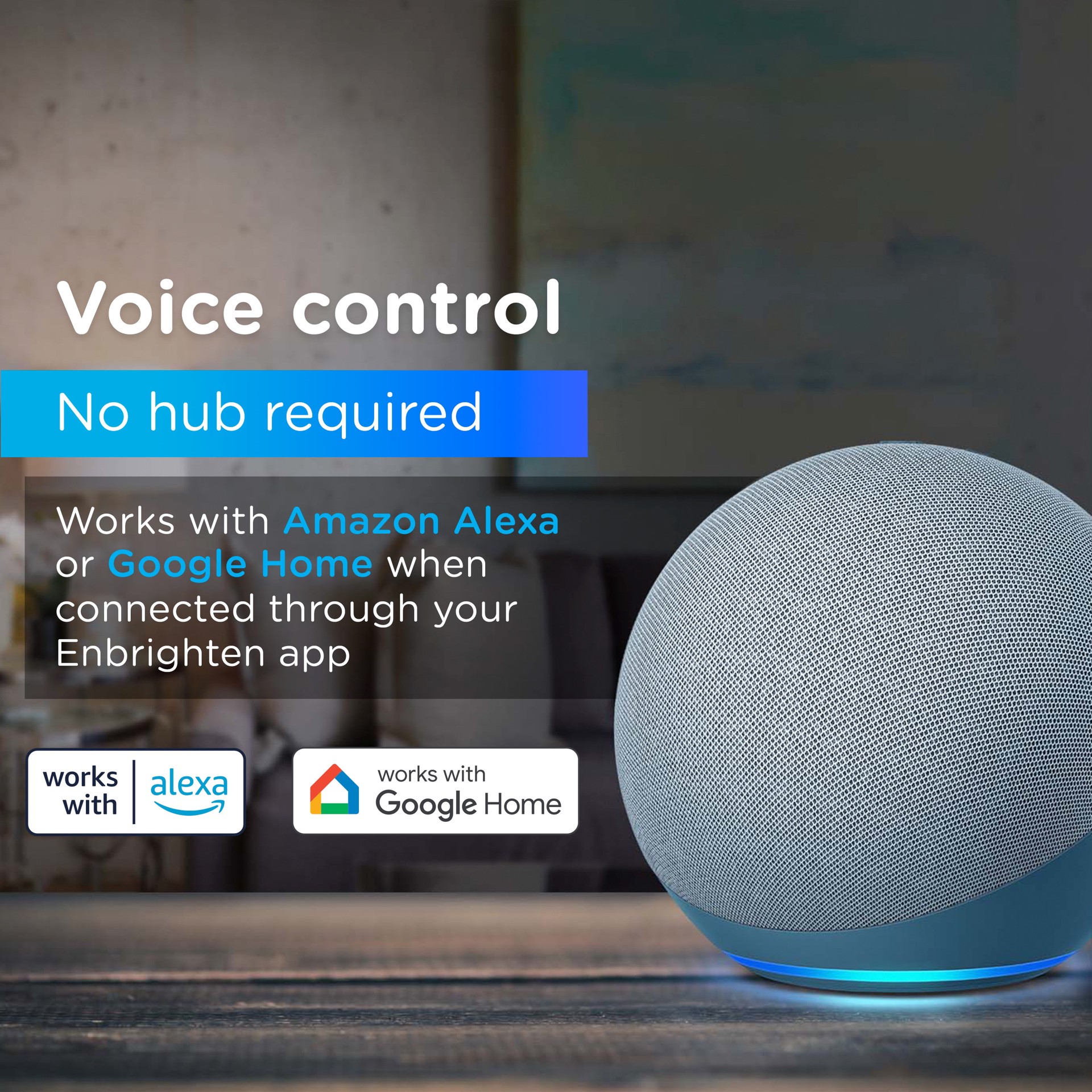 slide 6 of 6, Enbrighten Wi-Fi 125-Volt 2 -Outlet Outdoor Smart Plug, 1 ct