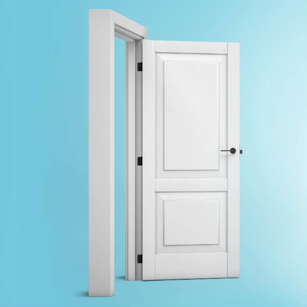 slide 3 of 6, RELIABILT No-Squeak 3-1/2-in H x 1/4-in Radius Matte Black Mortise Interior/Exterior Door Hinge 3 -Pack, 1 ct