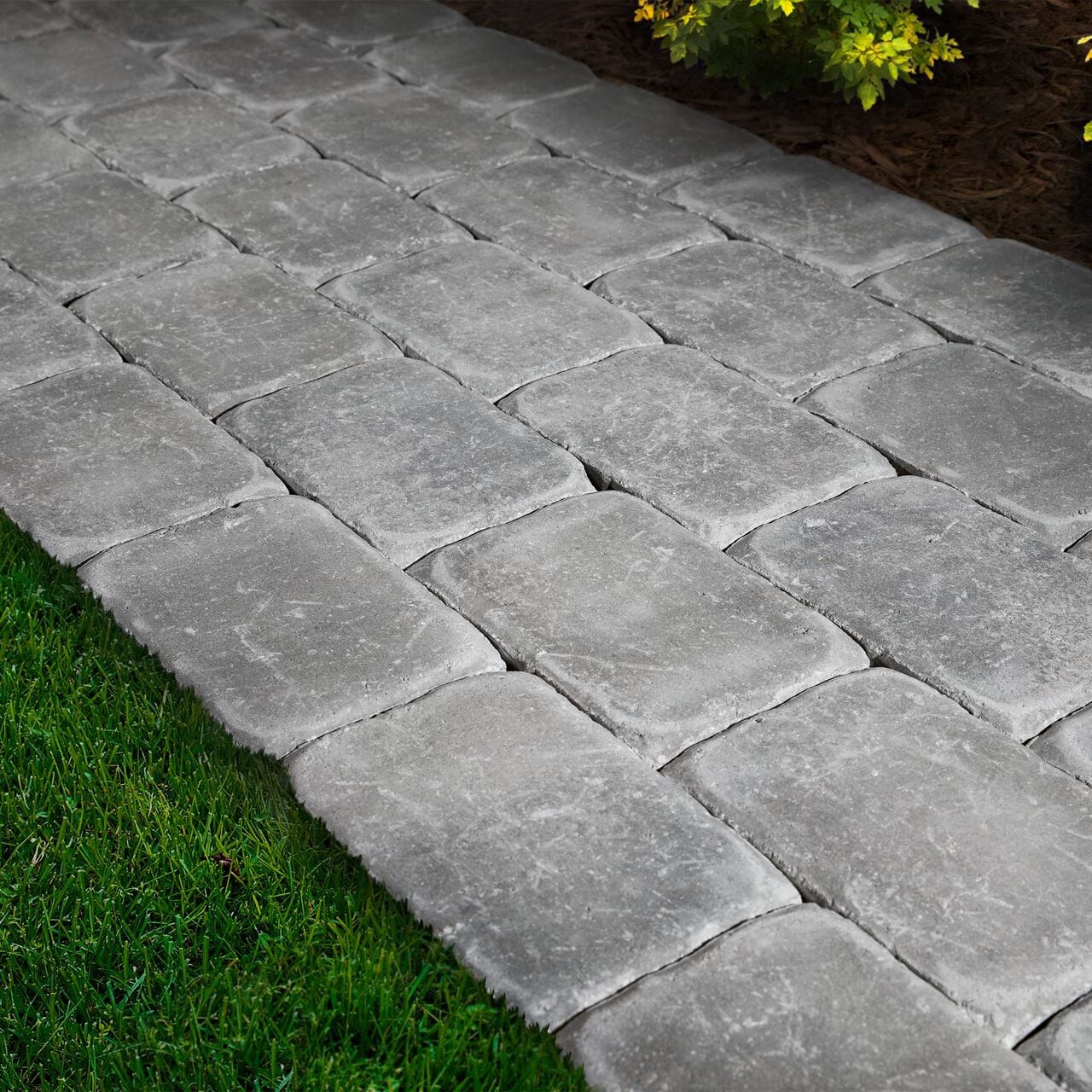 slide 5 of 5, Oldcastle 9-in L x 6-in W x 1.2-in H Rectangle Gray Concrete Paver, 1 ct