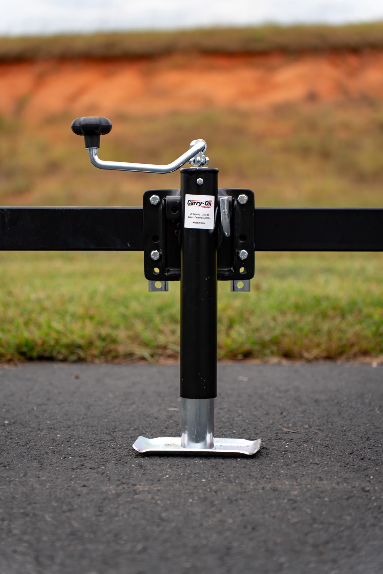 slide 2 of 6, Carry-On Trailer 2000-lb Capacity Top wind Trailer Jack, 1 ct