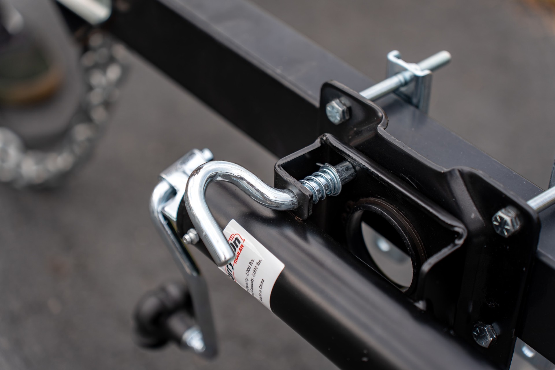 slide 3 of 6, Carry-On Trailer 2000-lb Capacity Top wind Trailer Jack, 1 ct