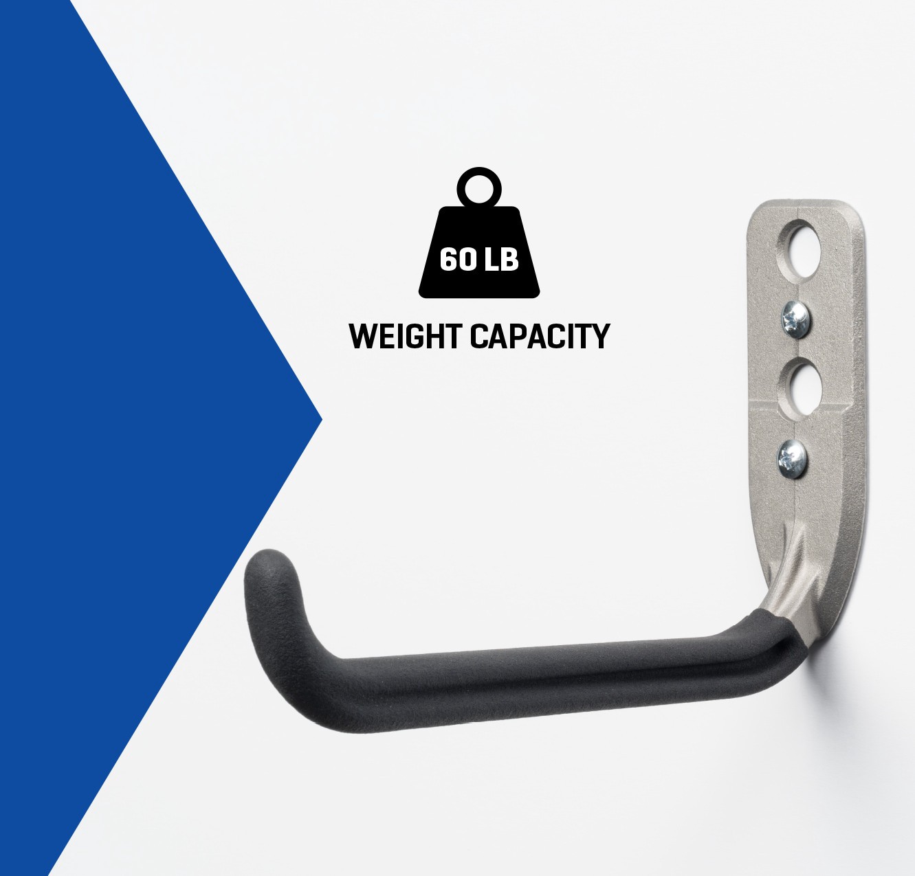 slide 2 of 6, Kobalt Multipurpose hook 2 -Pack 4.9-in Silver Steel, 1 ct