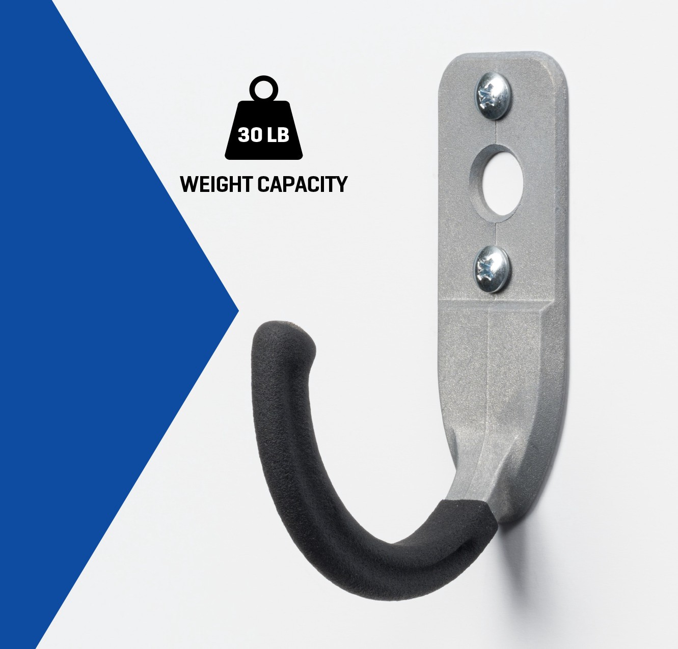 slide 2 of 6, Kobalt Multipurpose hook 2 -Pack 2.6-in Silver Steel, 1 ct