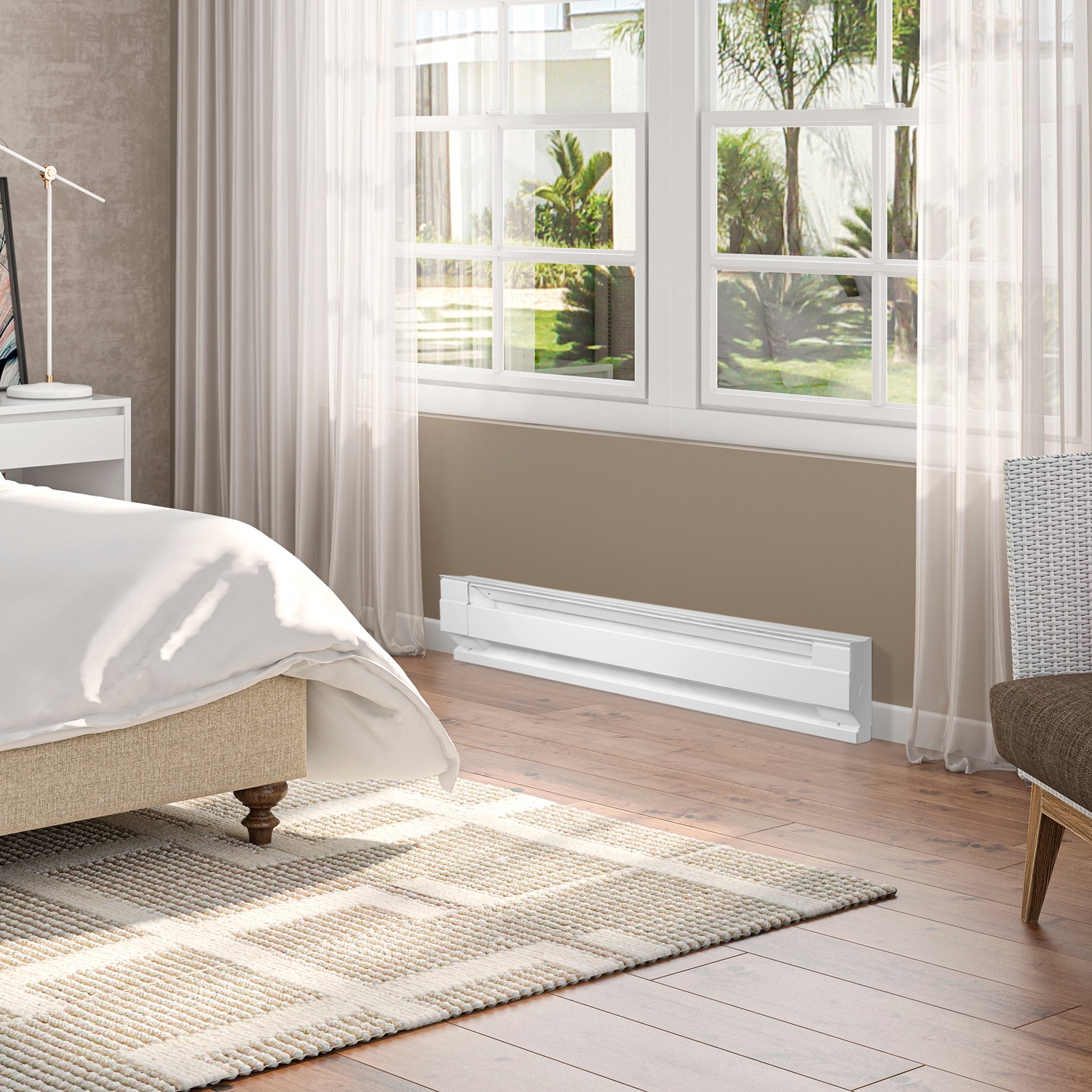 slide 5 of 6, Cadet 48-in 240-Volt 1000 -Watt Standard Electric Baseboard Heater, 1 ct