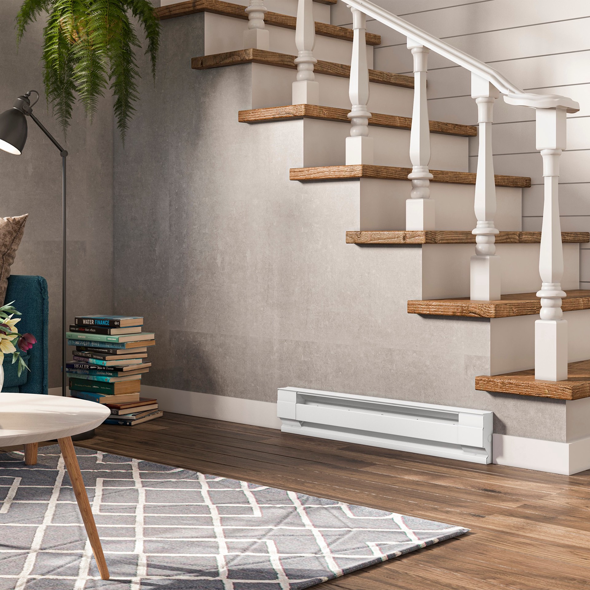 slide 5 of 6, Cadet 36-in 240-Volt 750 -Watt Standard Electric Baseboard Heater, 1 ct