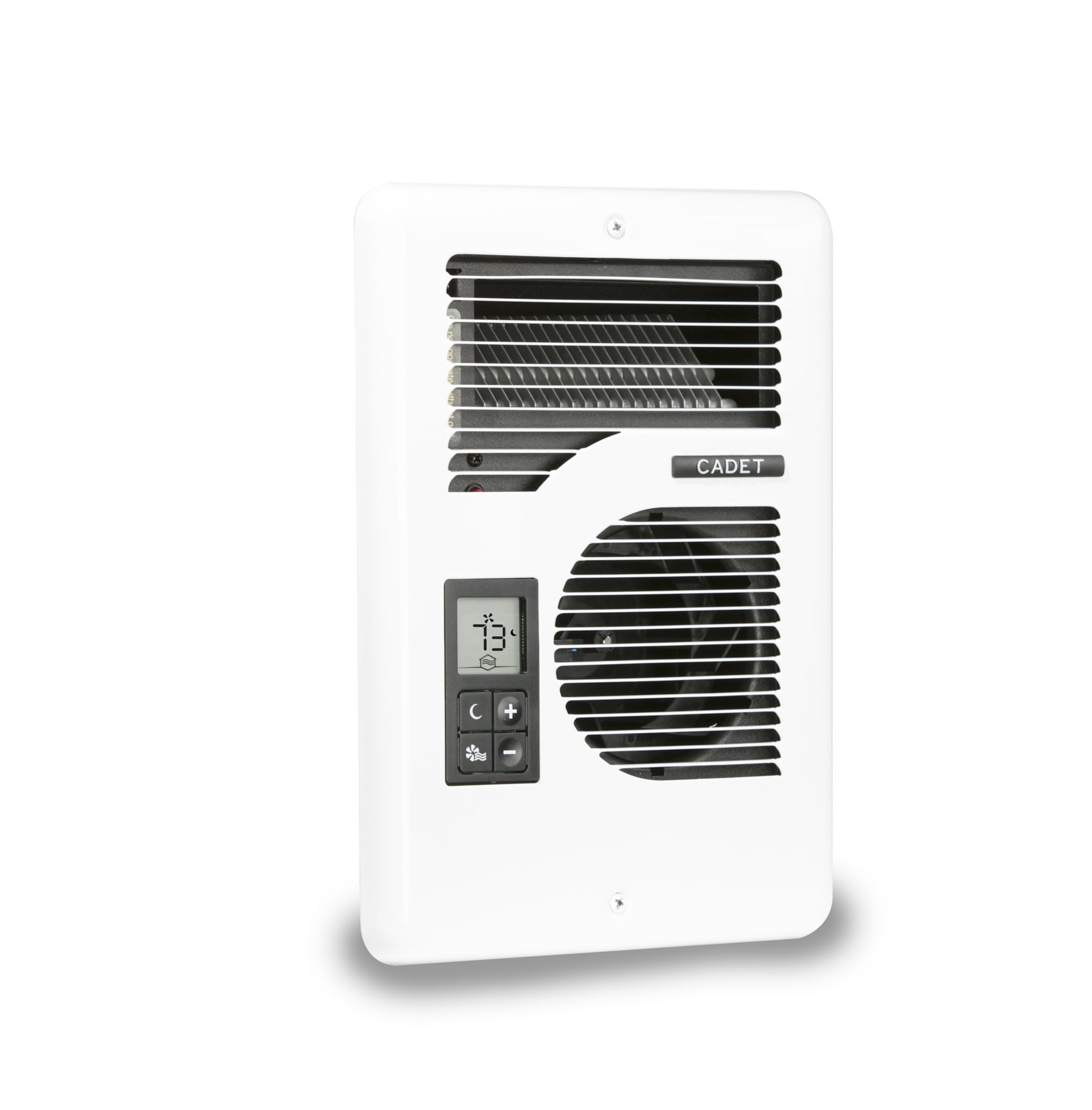 slide 6 of 6, Cadet EnergyPlus Up to 1600.0-Watt 120/240 -Volt Heater fan Heater ( 4.0-in L x 12.0-in H Grille ), 1 ct