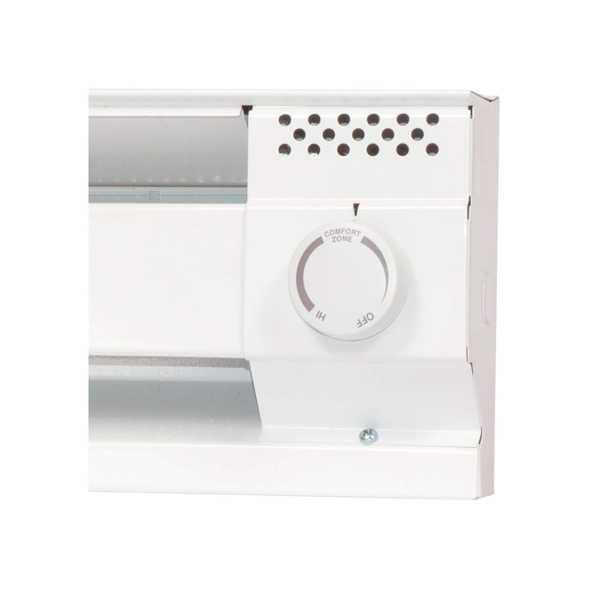 slide 4 of 6, Cadet 240-Volt Mechanical Non-Programmable Thermostat Use with Electric Baseboard 120V-240V, 1 ct