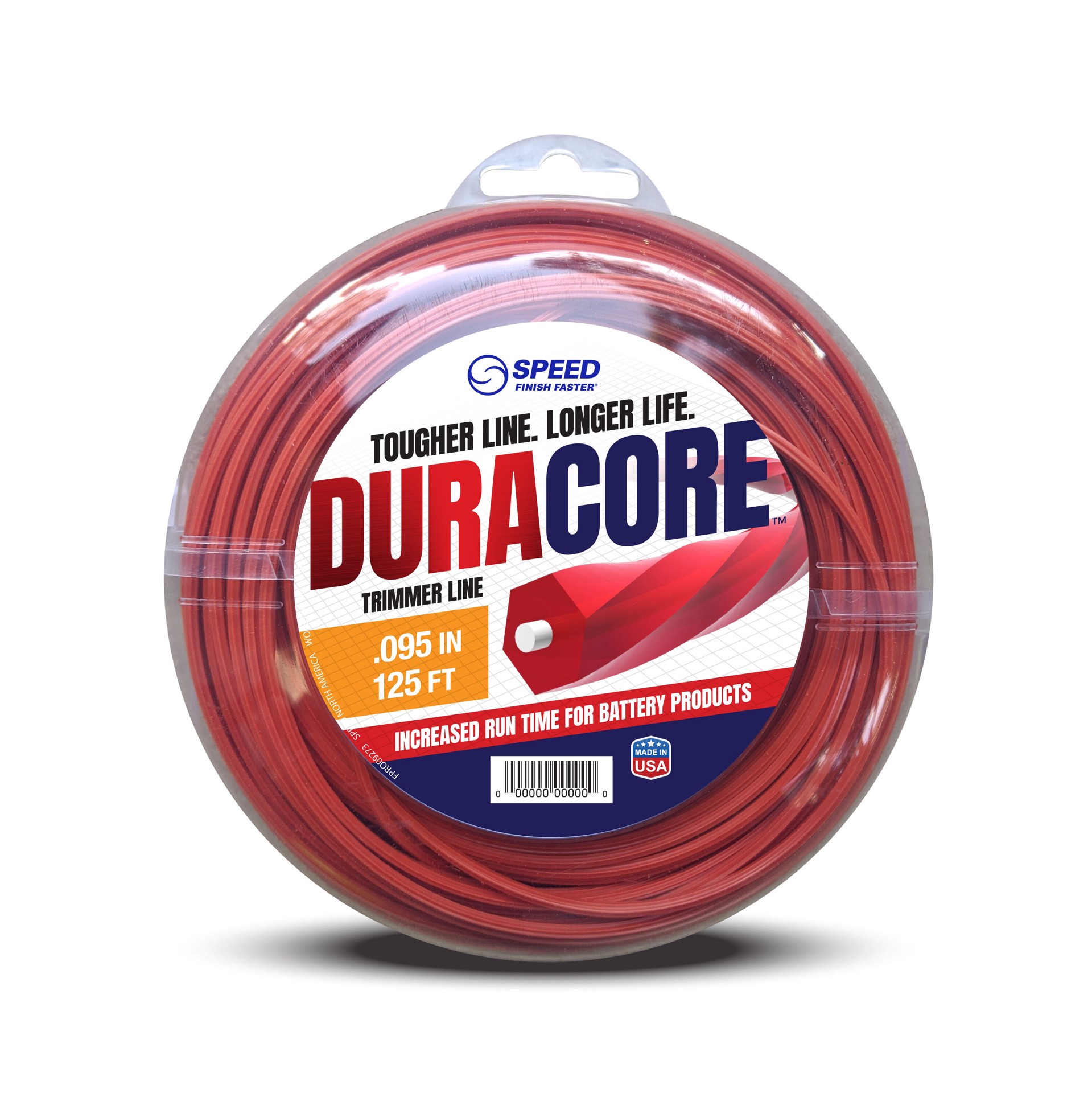 slide 1 of 6, SPEED DuraCore 0.095-in x 125-ft Bulk reel Trimmer Line, 1 ct
